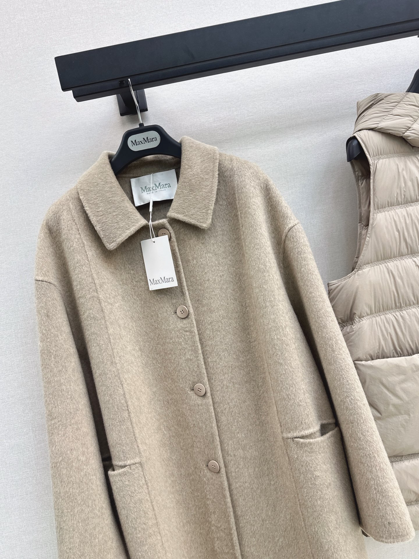 Max 26fw down vest woolen overcoats sets