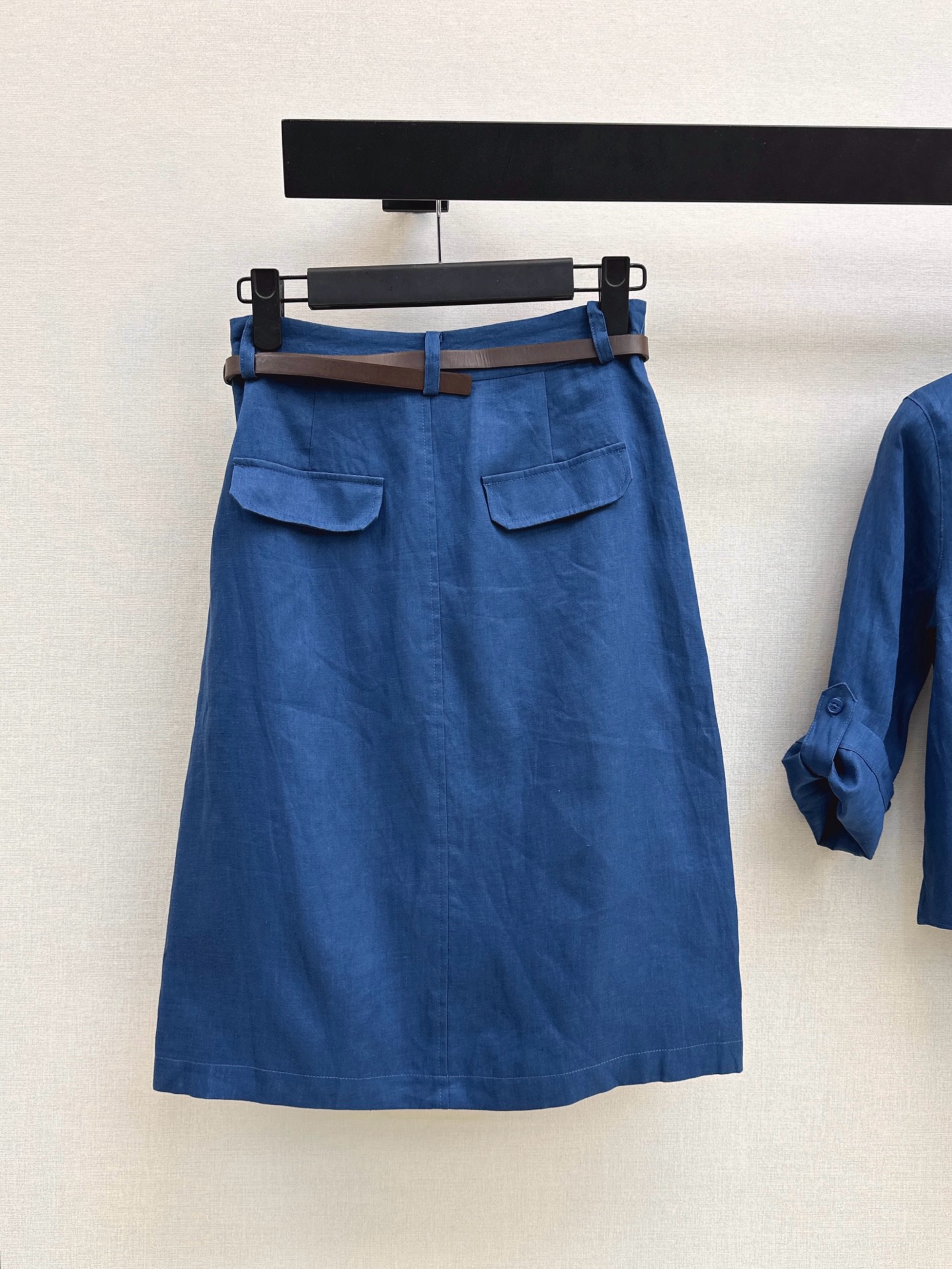 Pra 26ss belted skirt