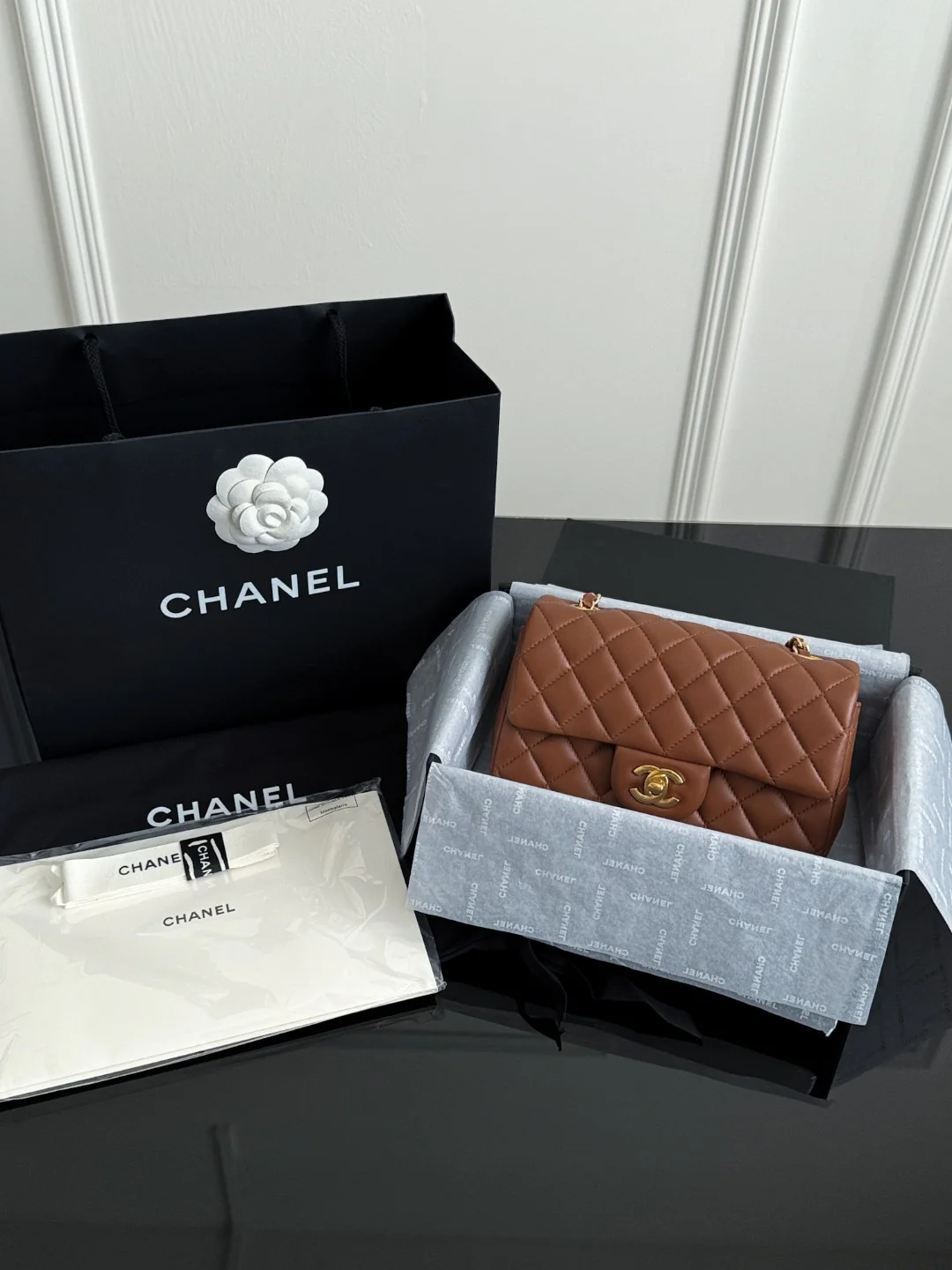 Chan cf20 chain shoulder bag