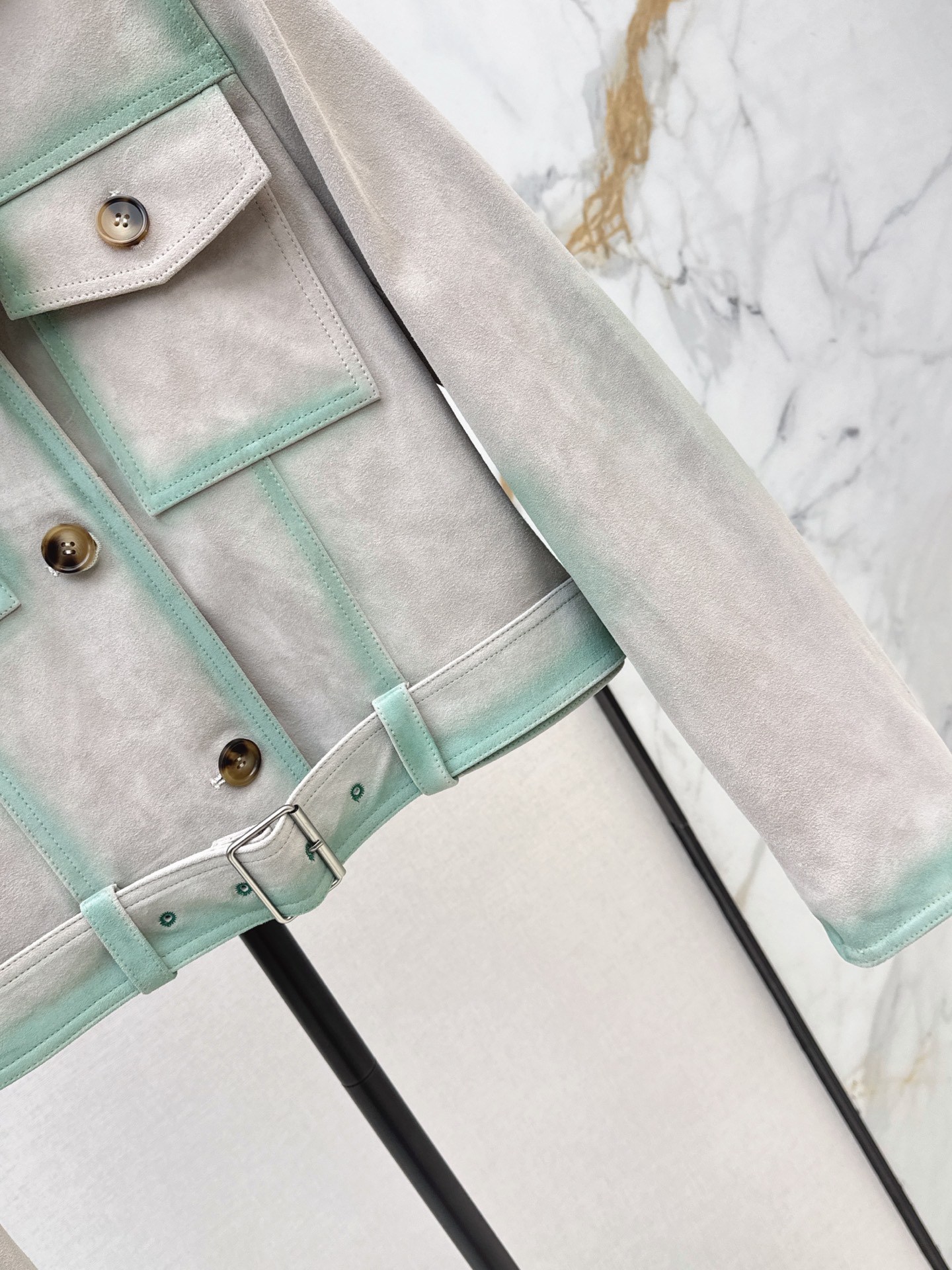 Loui 26fw suede leather jacket