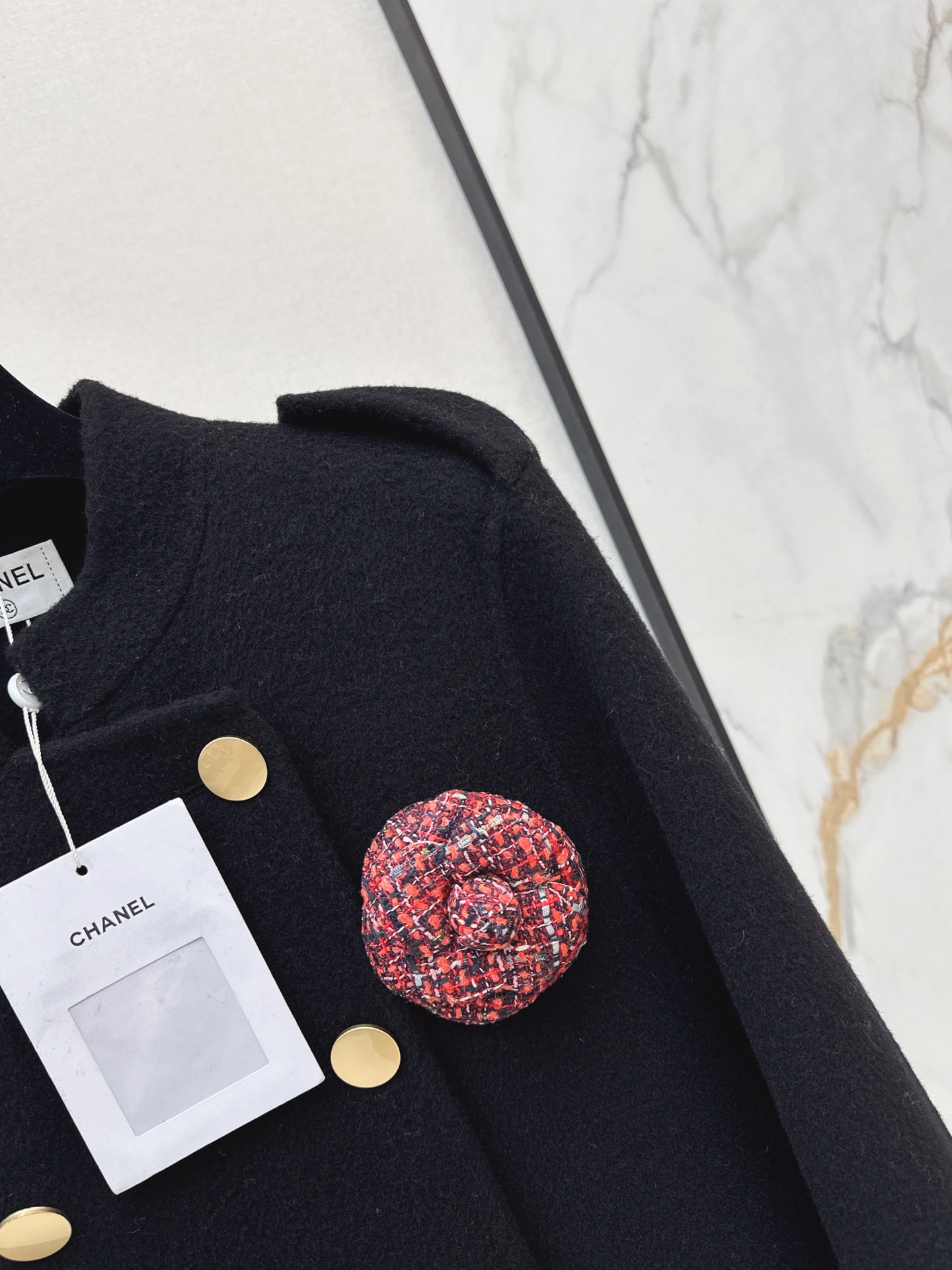 Chan 26fw woolen cape jacket