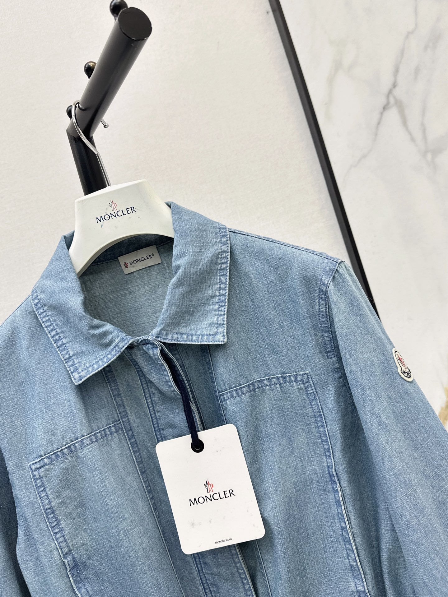 Monc 26fw drawstring denim jacket