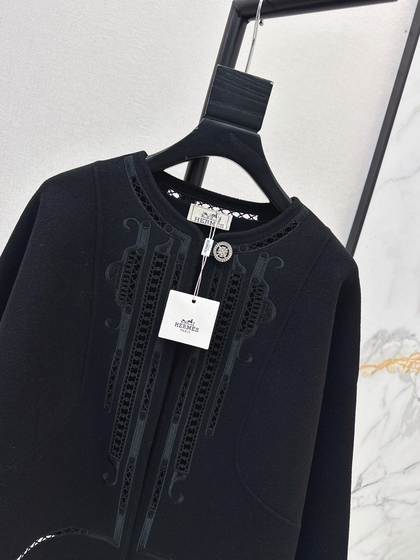 Her 26fw embroidery woolen jacket