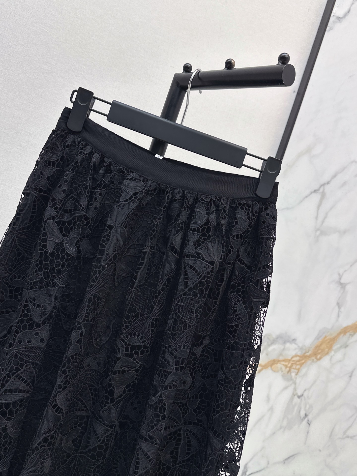 CD 26ss hollow bow embroidery skirt