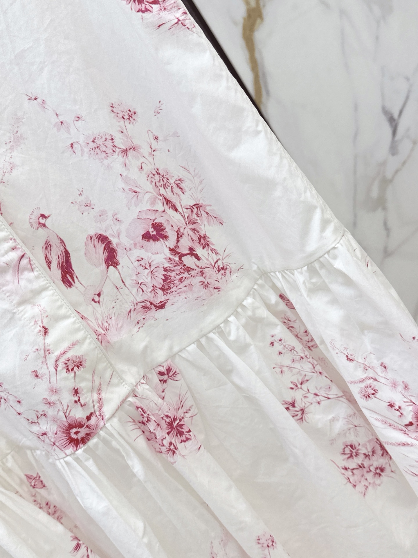 CD 26ss sleeve print dress