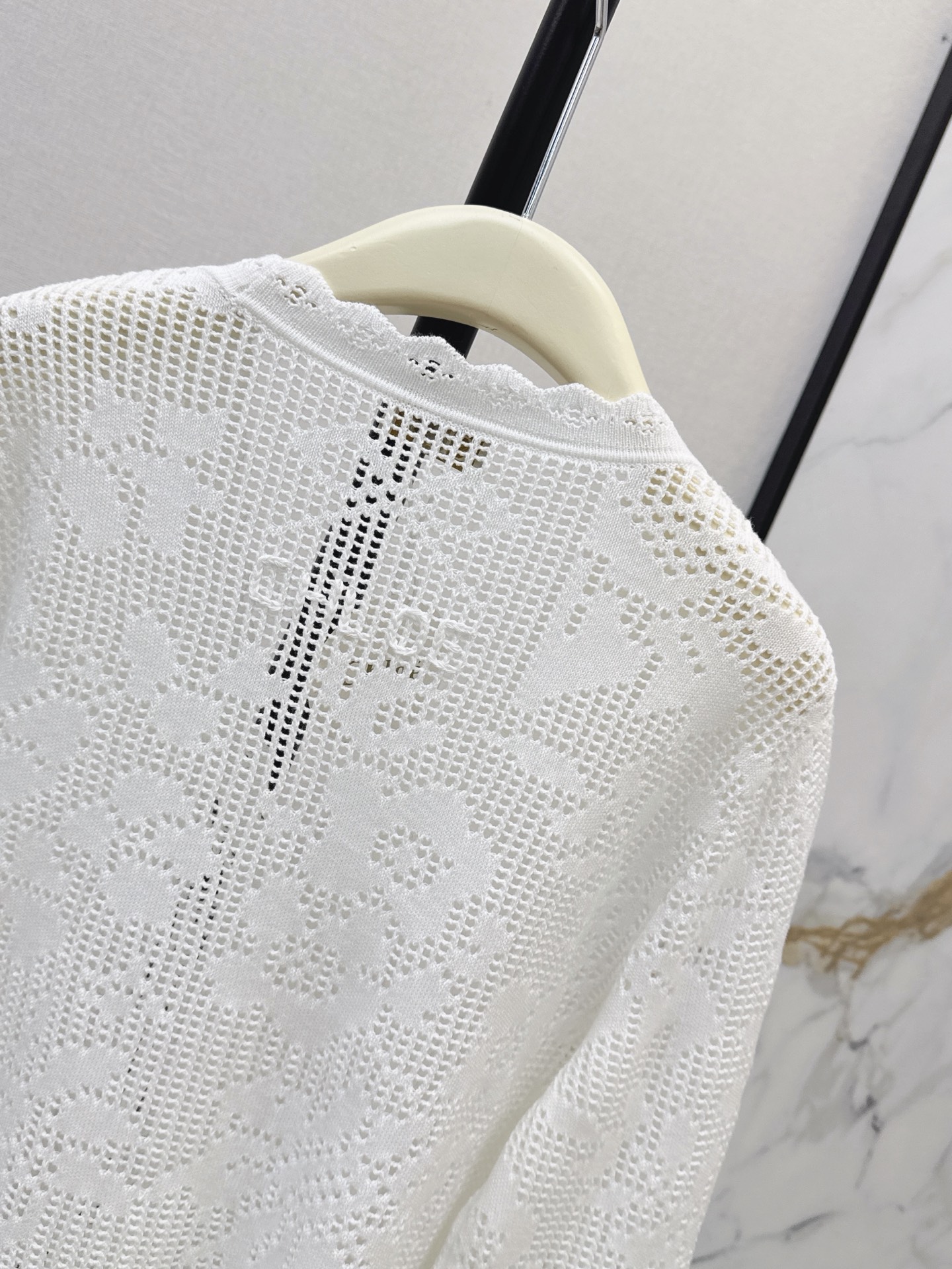 Chol 26fw hollow knit cardigan