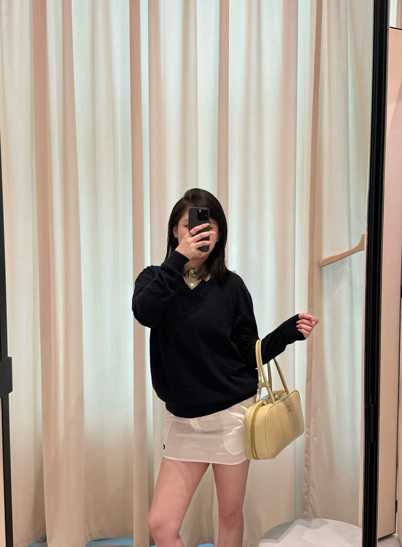 Miu 26fw 2in1 knitwear