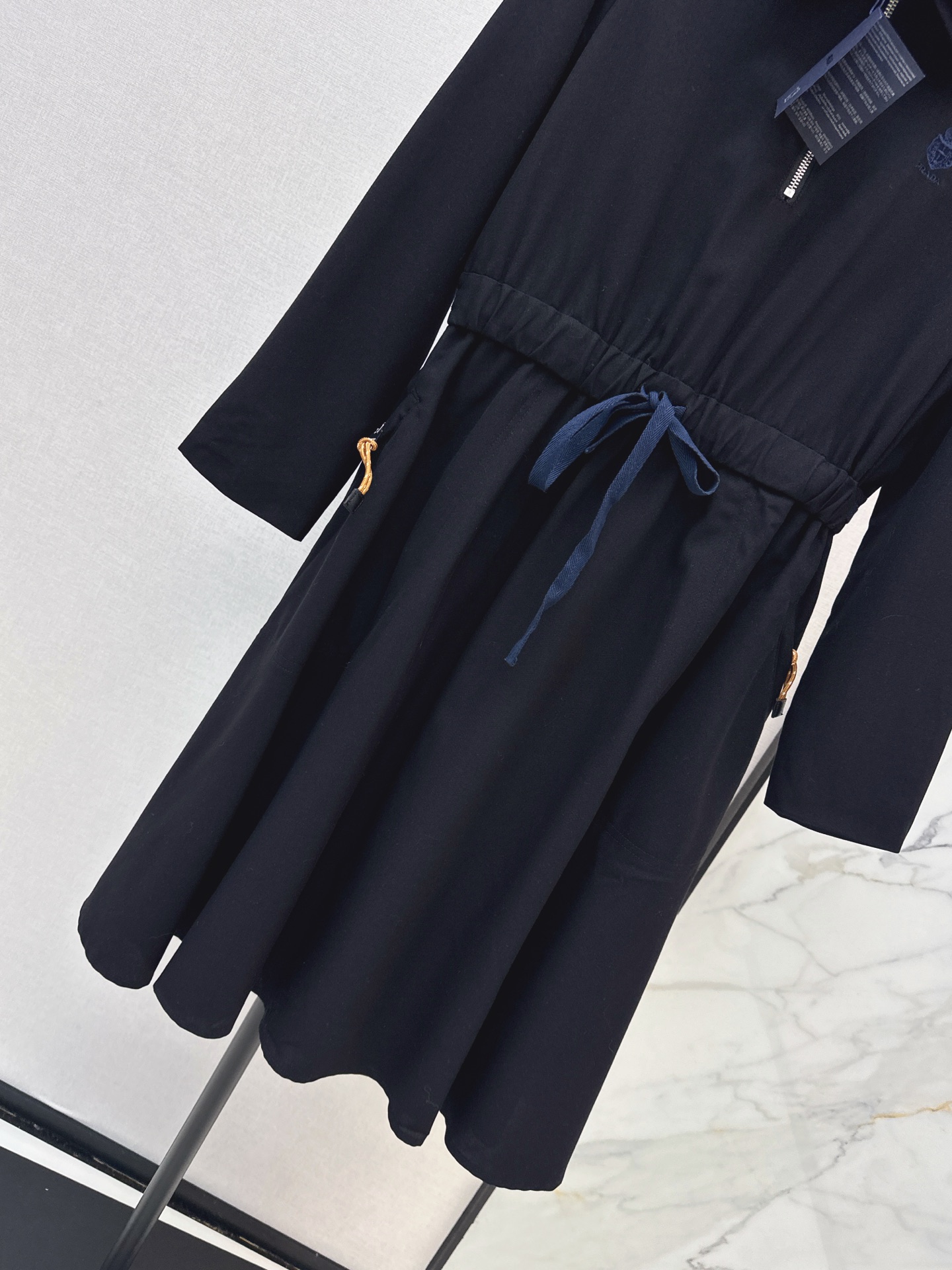 Pra 26fw drawstring dress
