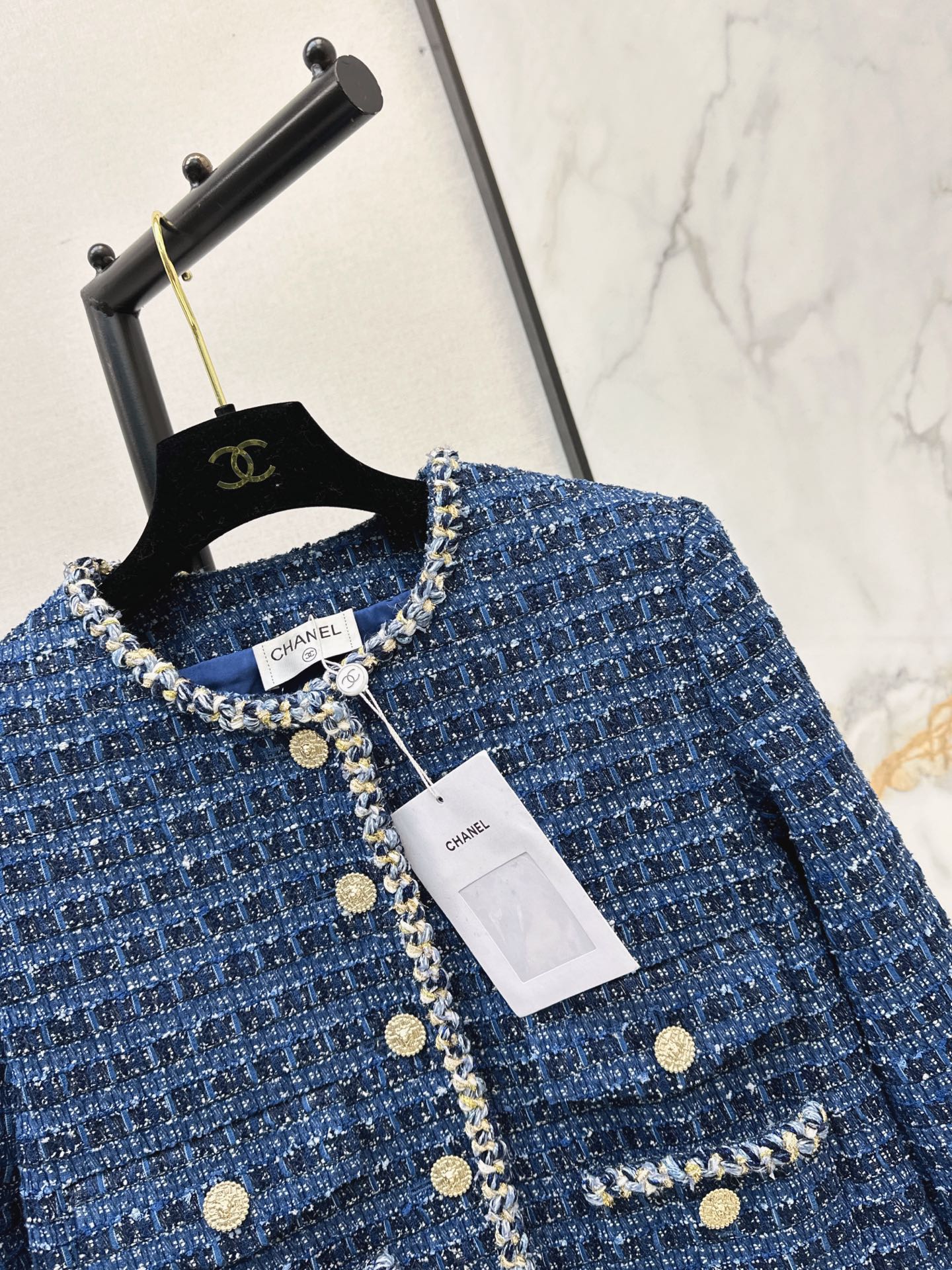 Chan 26fw woven tweed jacket