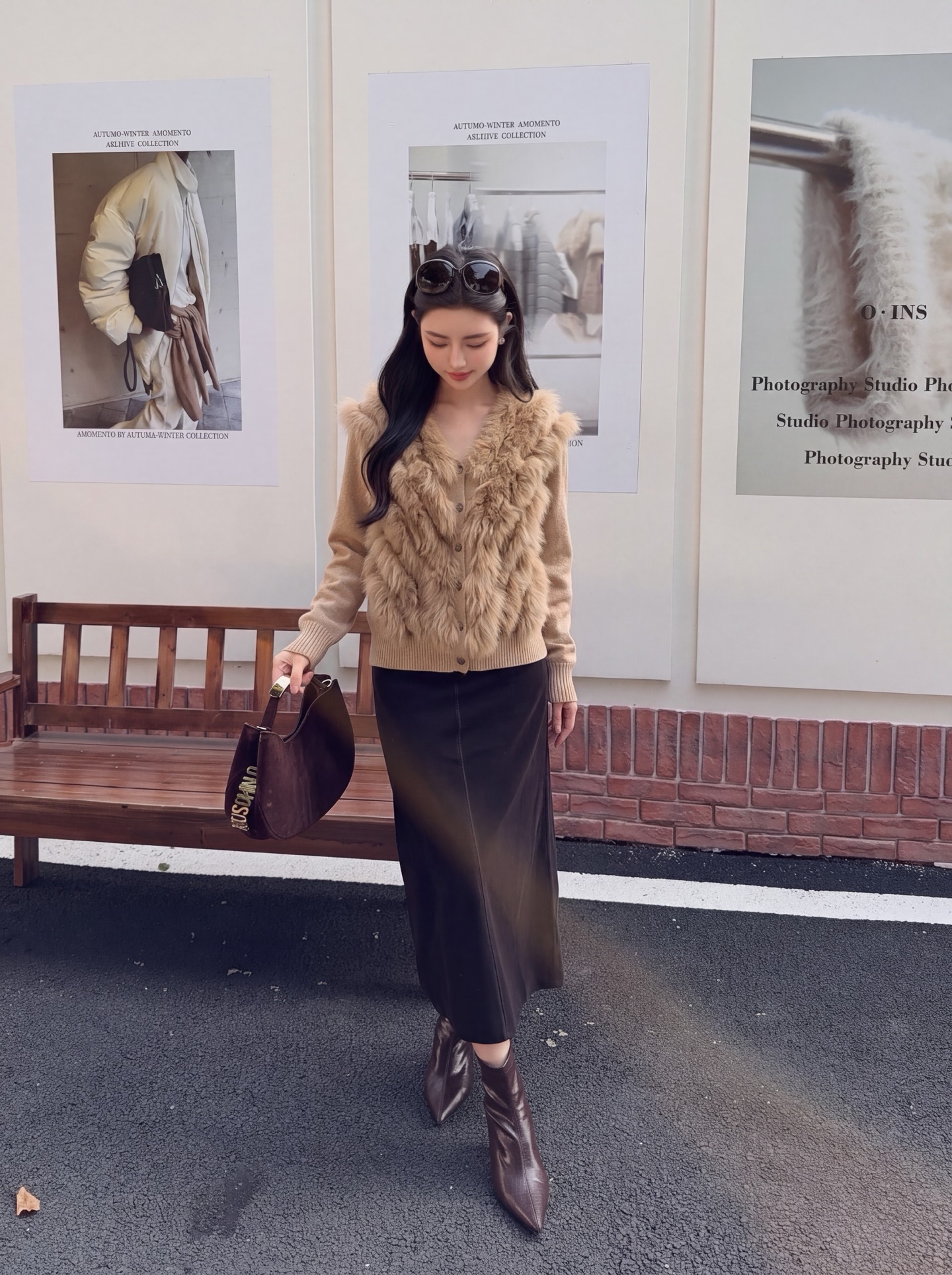 Fen 26fw wool knit jacket