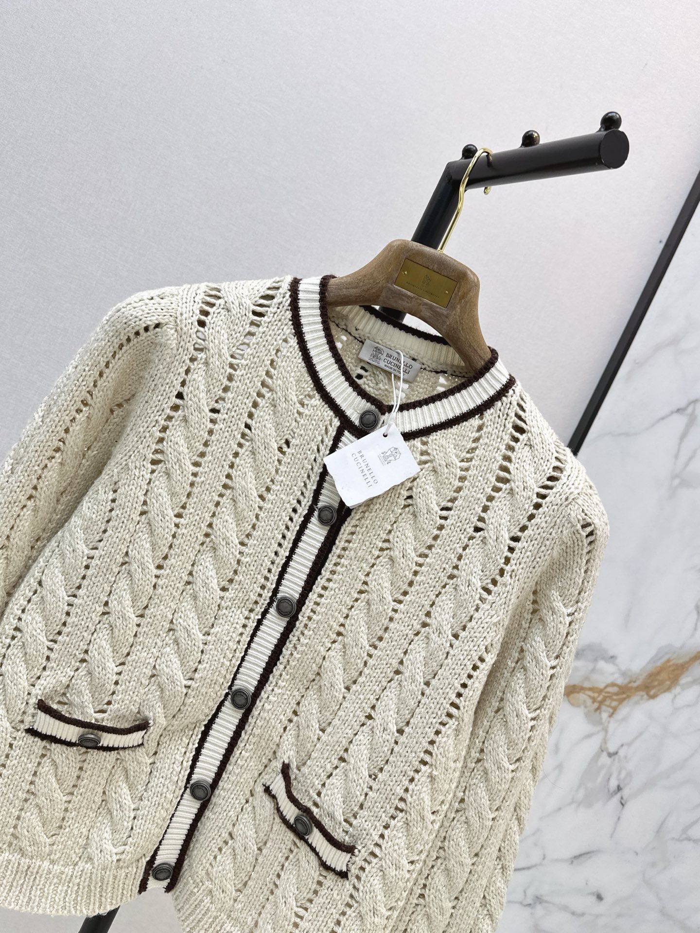 Brun 26fw knit cardigan