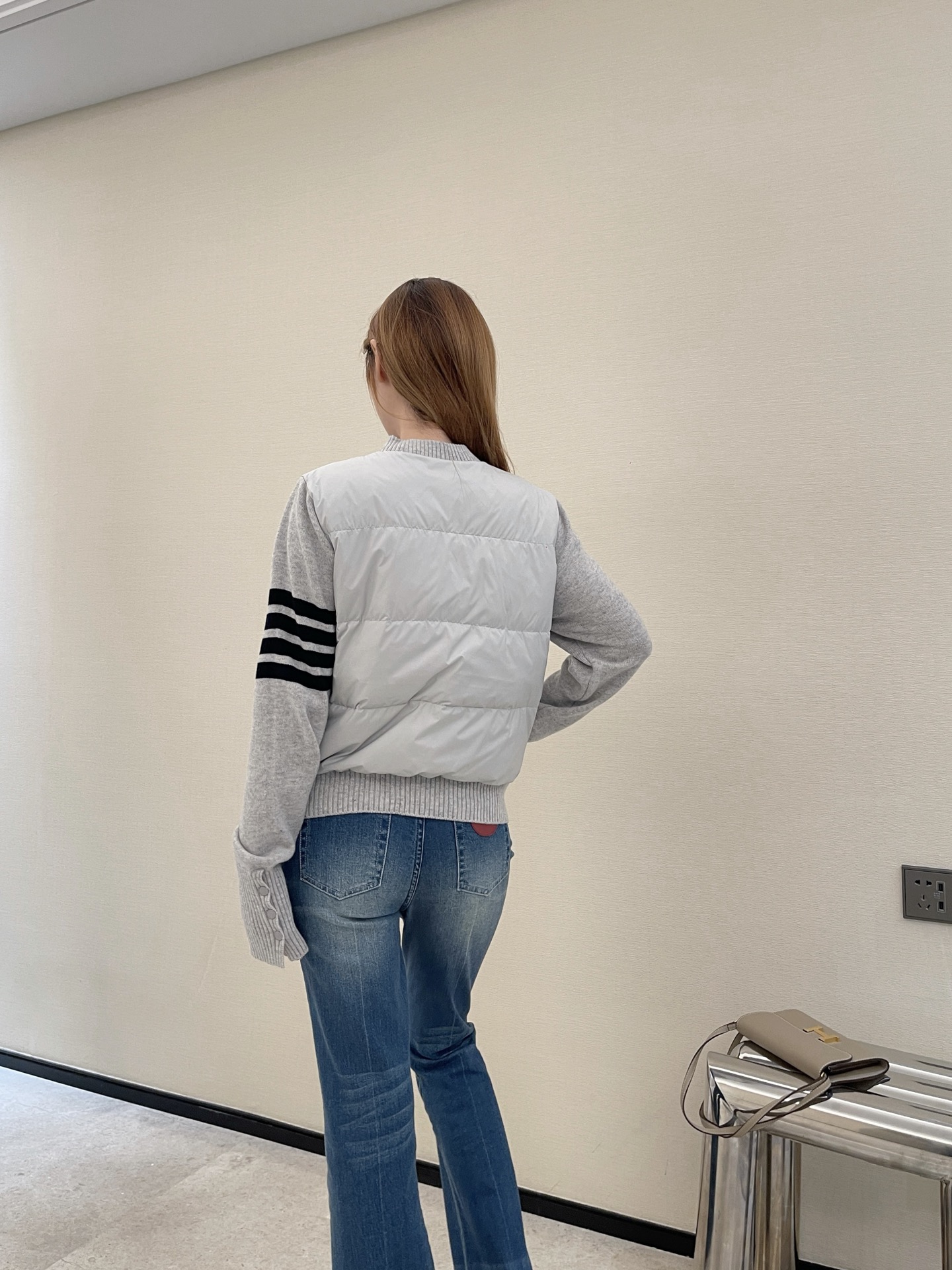 Thom 26fw wool contract down jacket