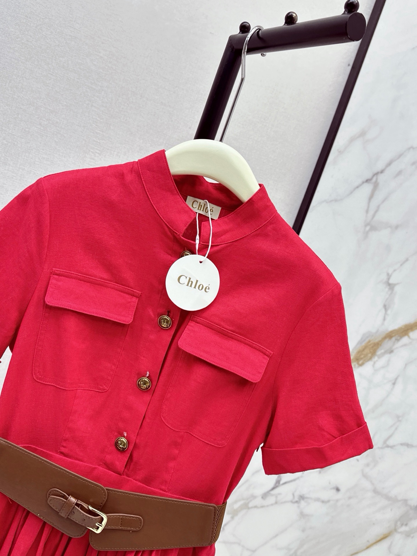Chol 26ss belted dress
