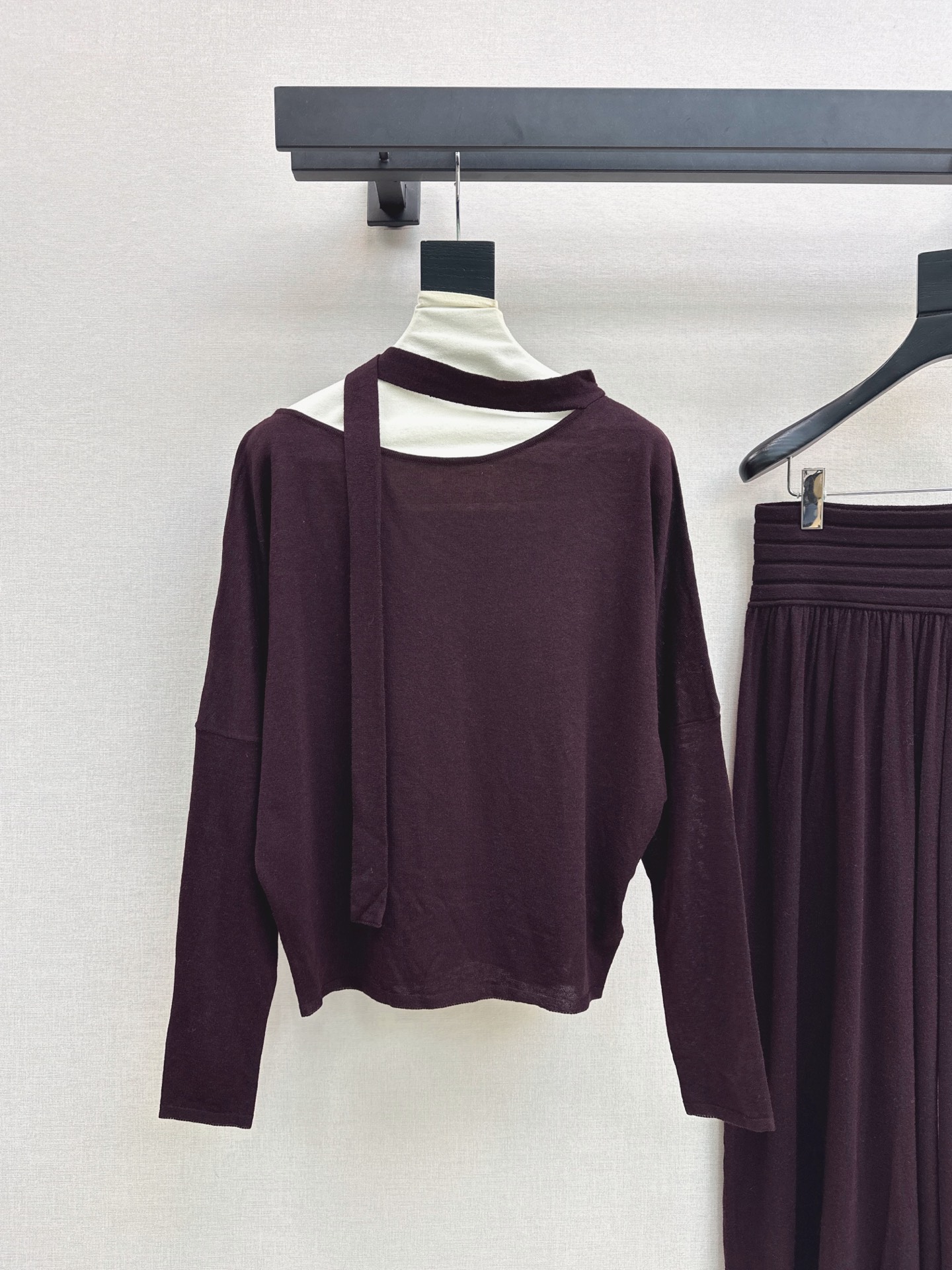 Row 26fw wool knitwear pants sets