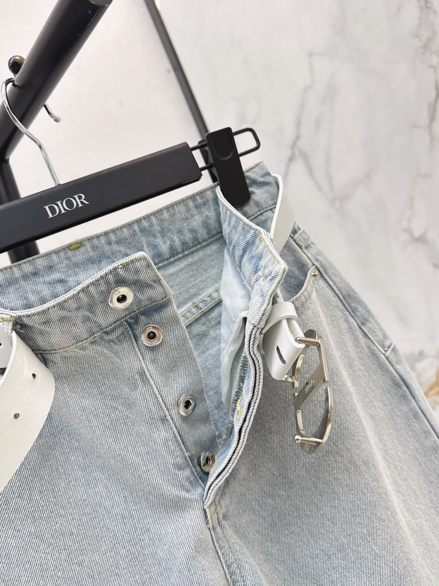 CD 26fw belted denim pants