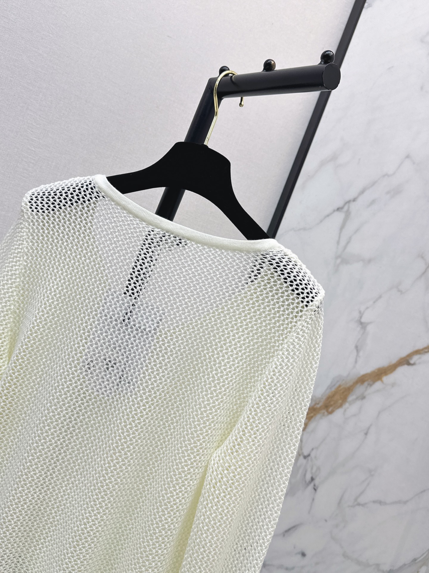 Chan 26fw 2in1 hollow knitwear
