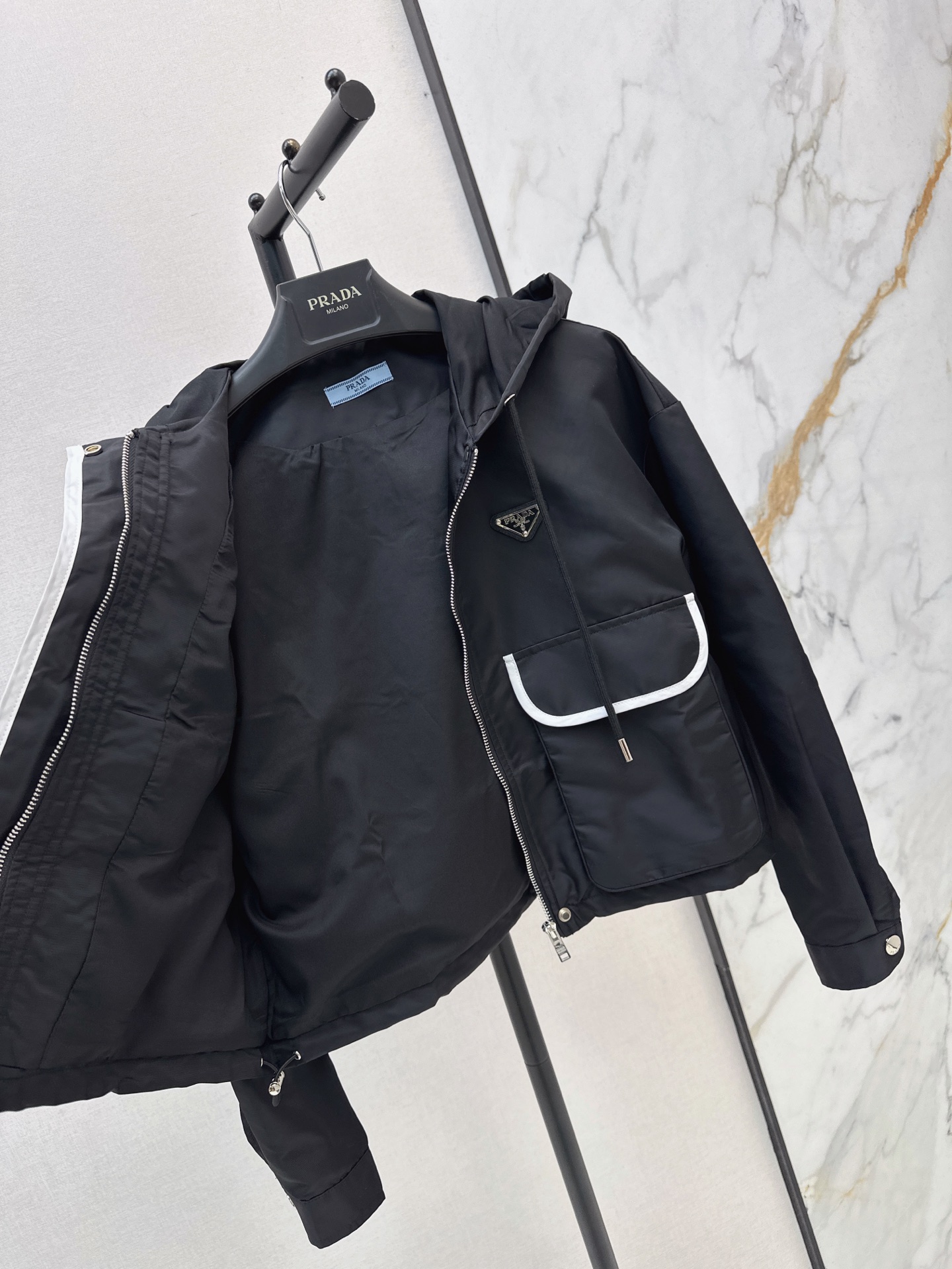 Pra 26fw hooded jacket