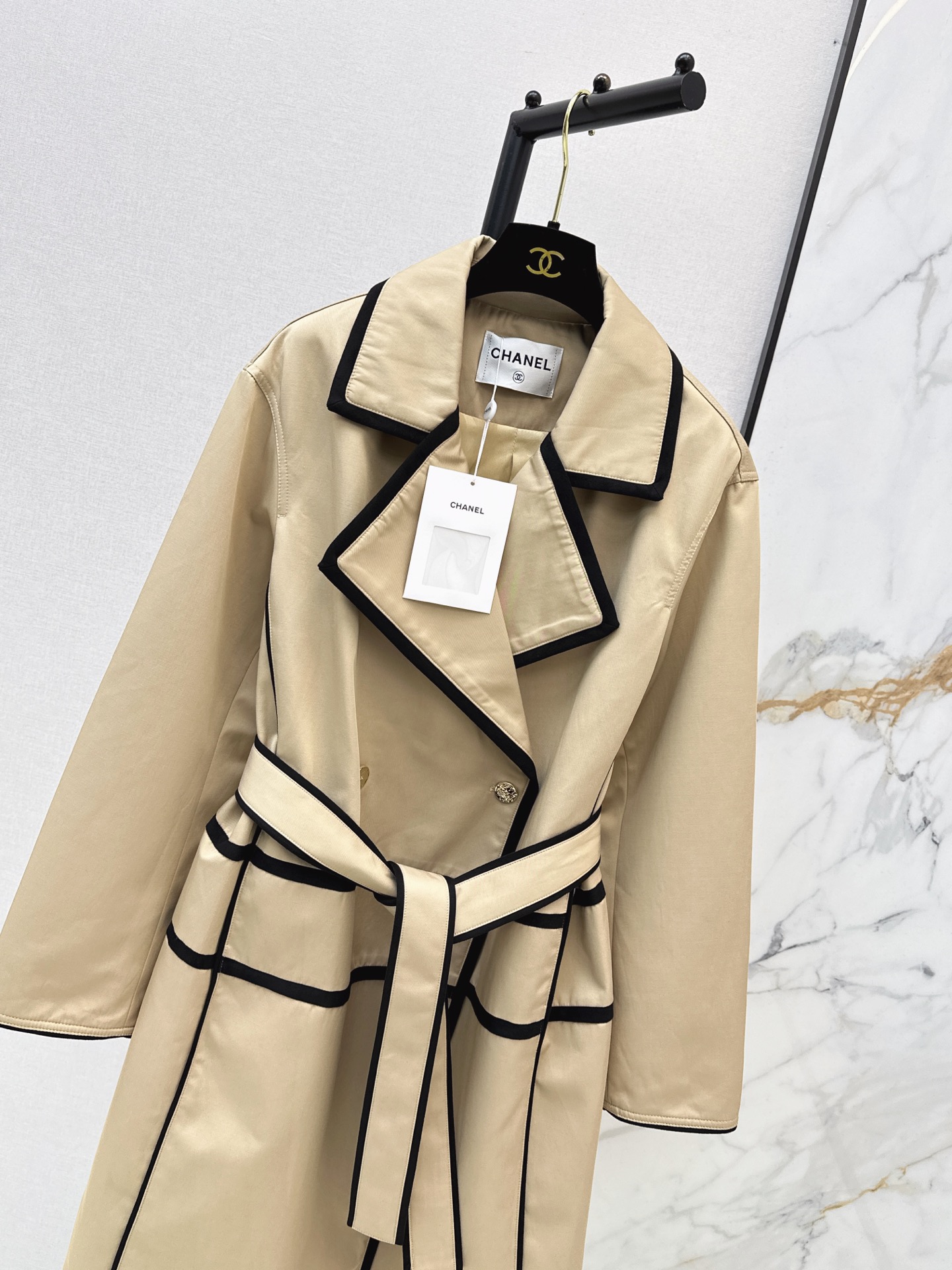 Chan 26fw belted trench coats