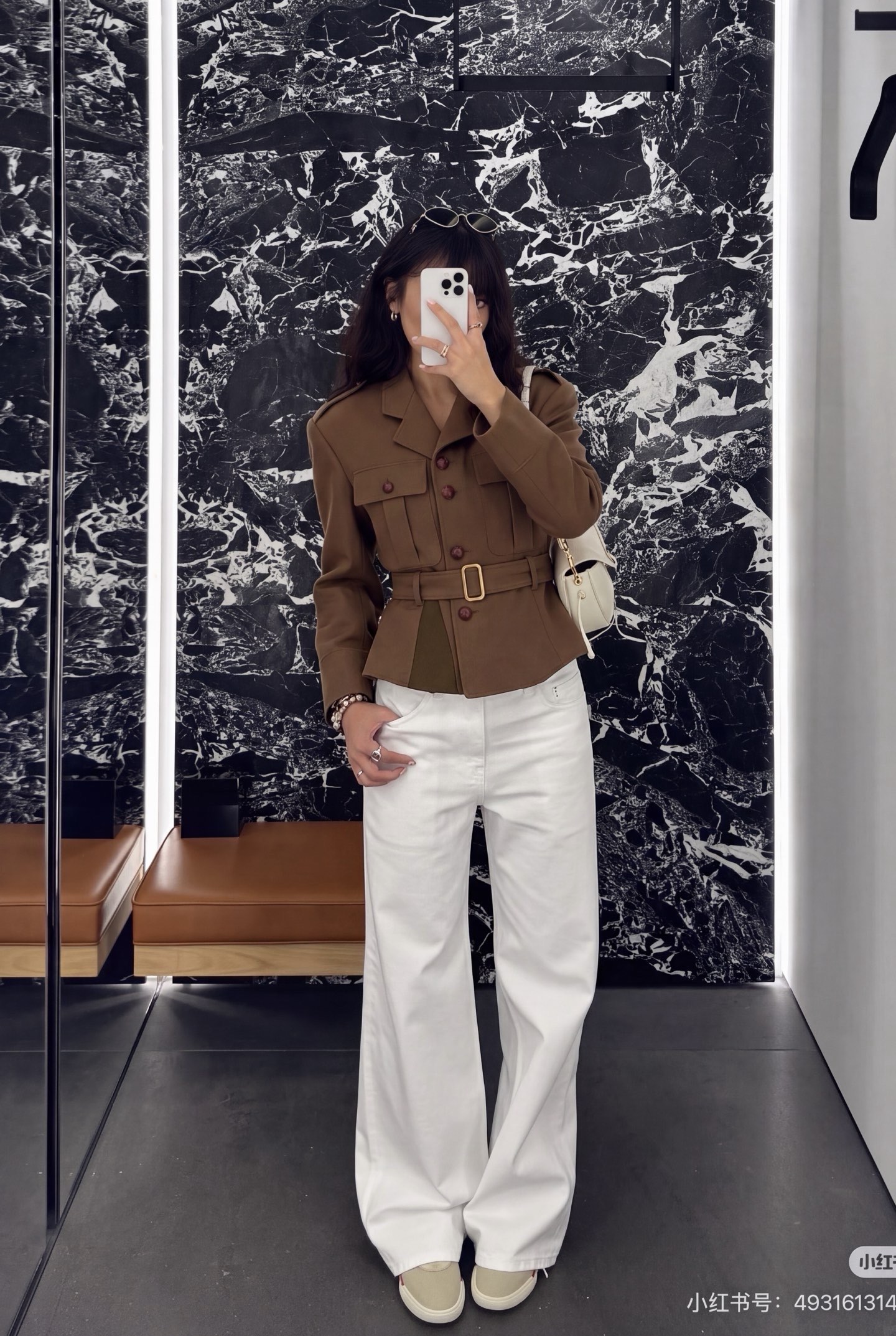 Celi 26fw belted jacket