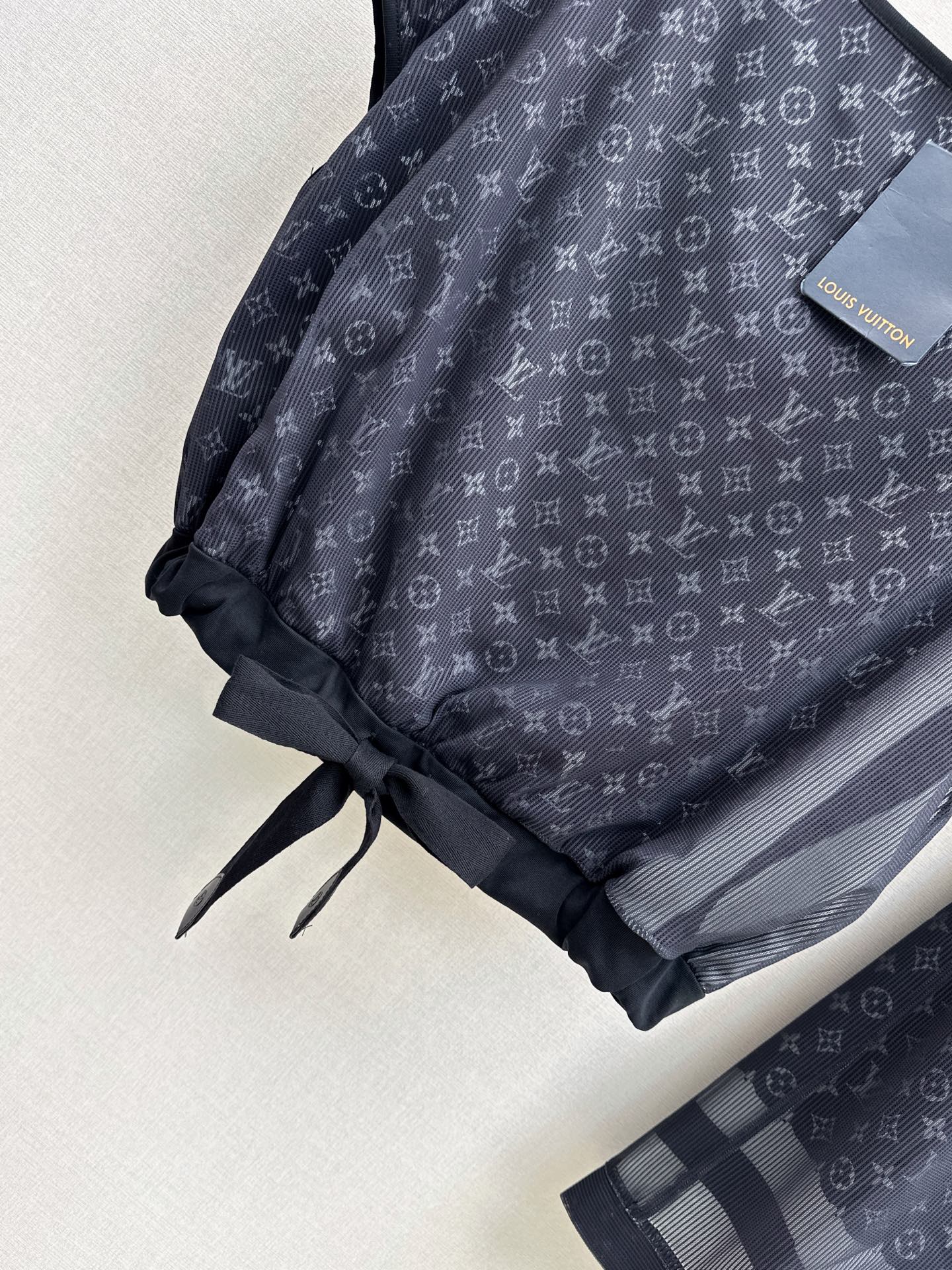 Loui 26ss print tie-hem top