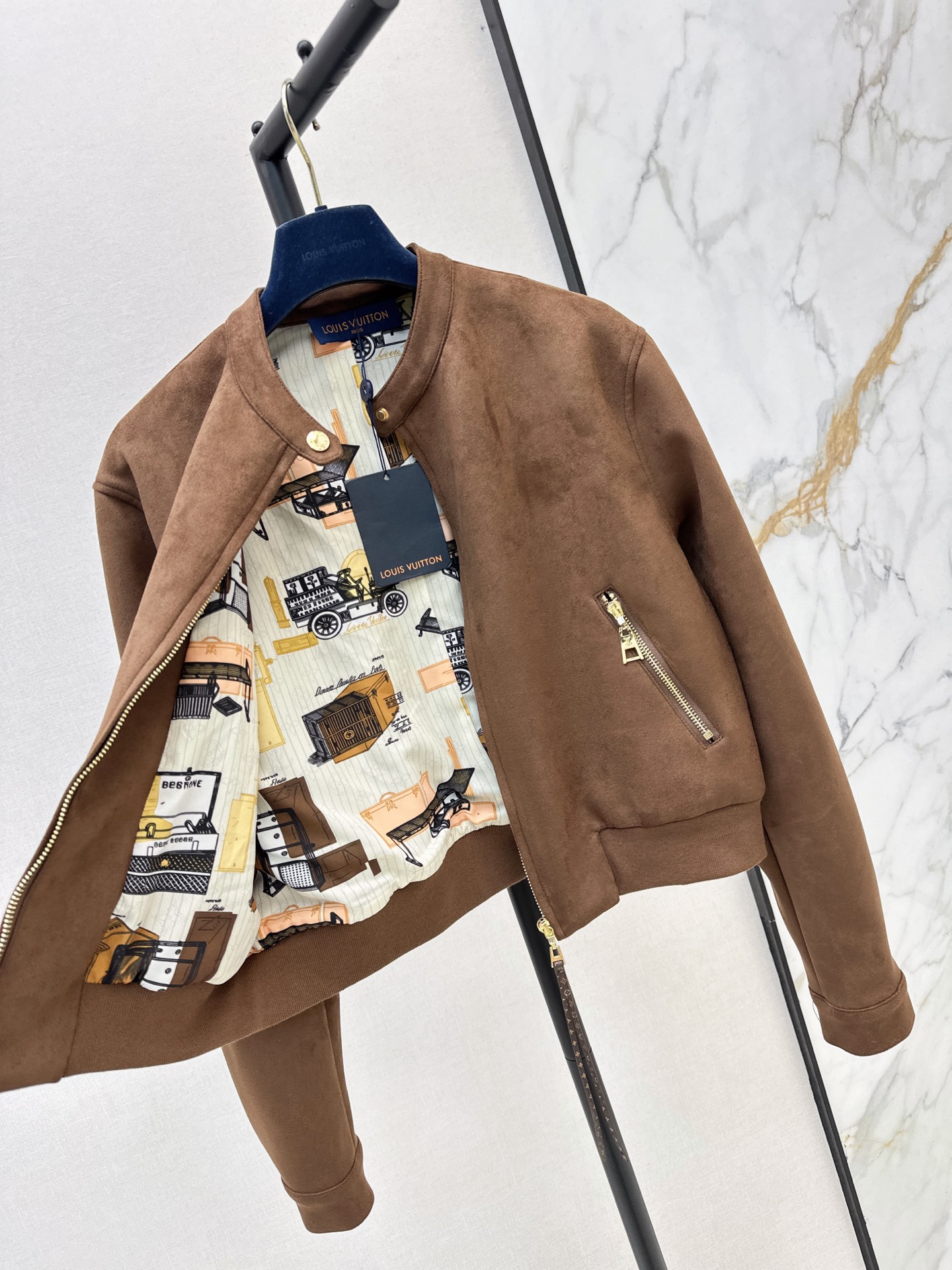 Loui 26fw suede fleece jacket