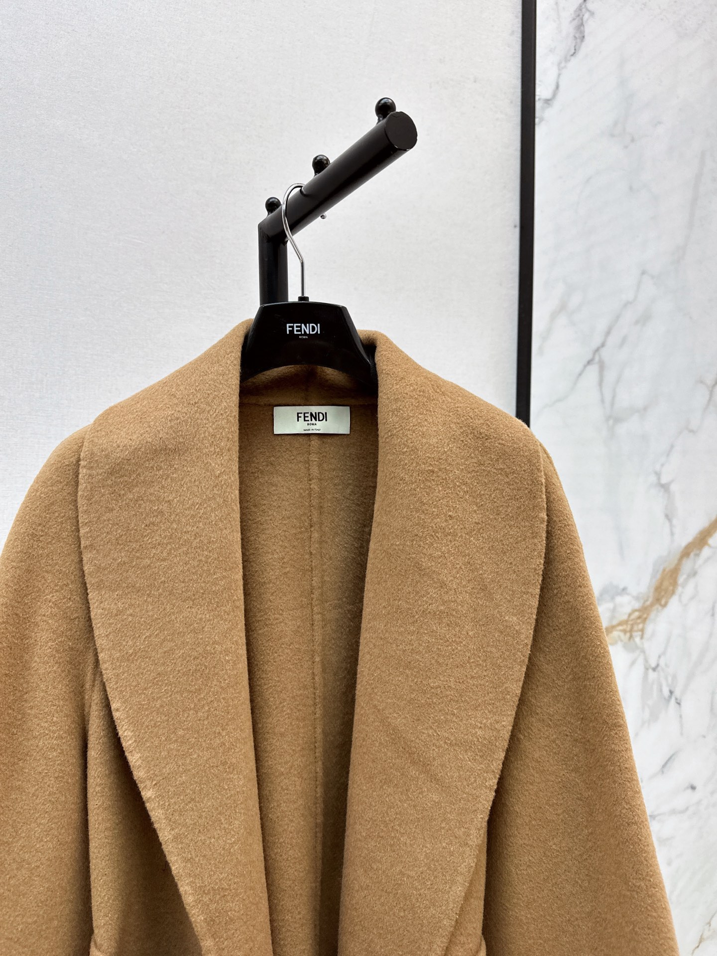 Fen 26fw wool overcoats