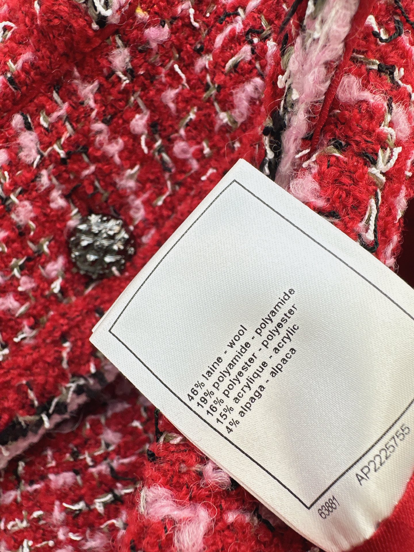Chan 26fw tweed skirt