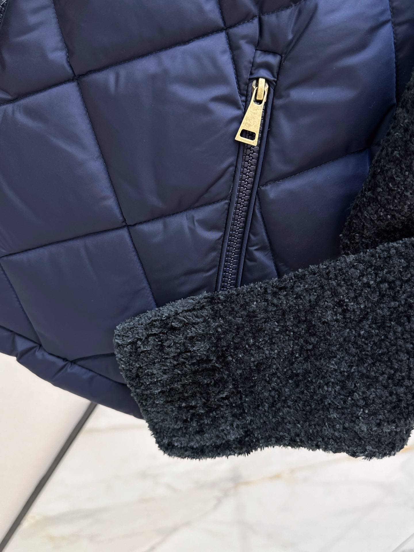 Monc 26fw knit contract down jacket
