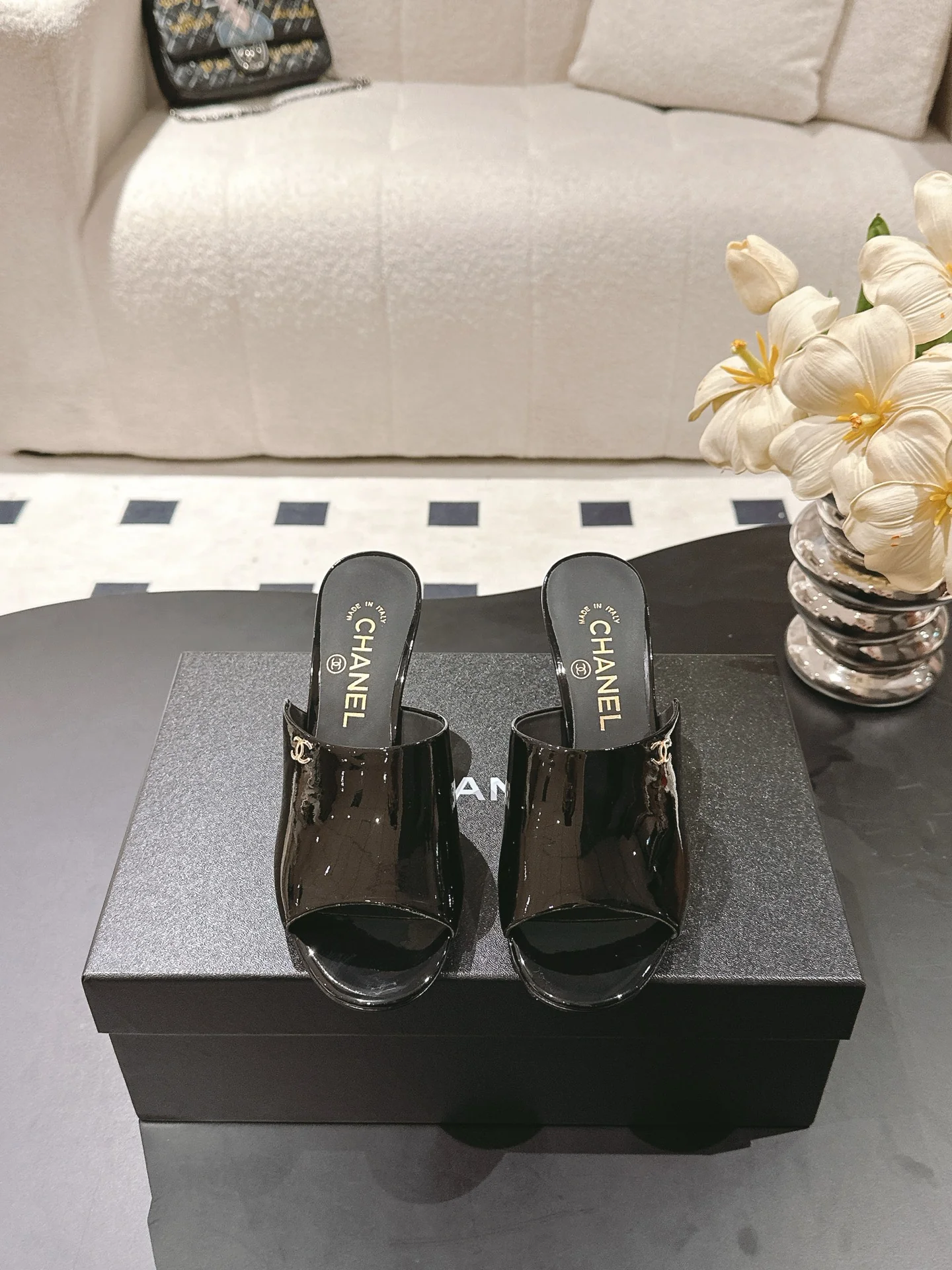 Chan 25fw heels sandals