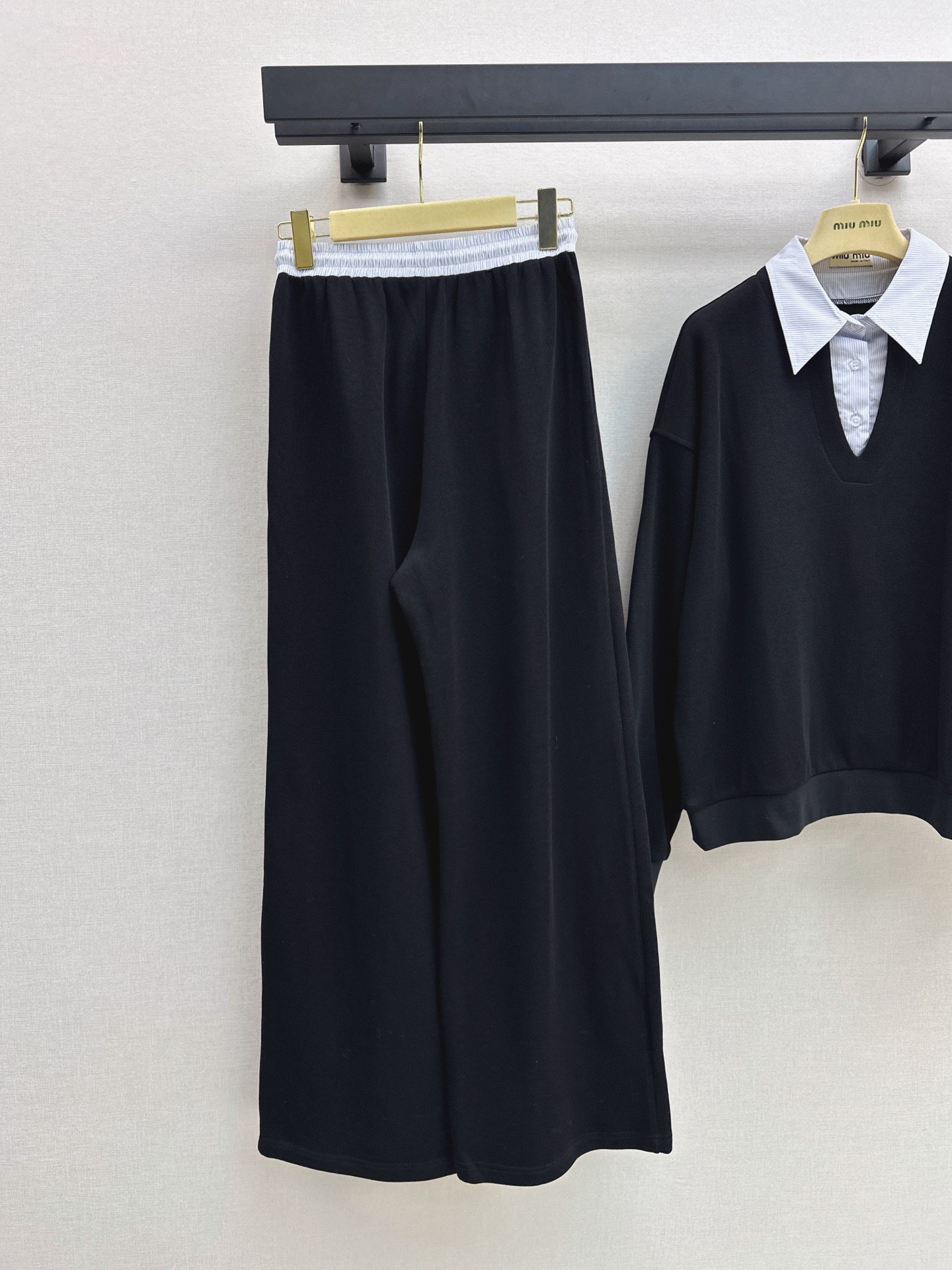 Miu 26fw sweatshirt pants sets