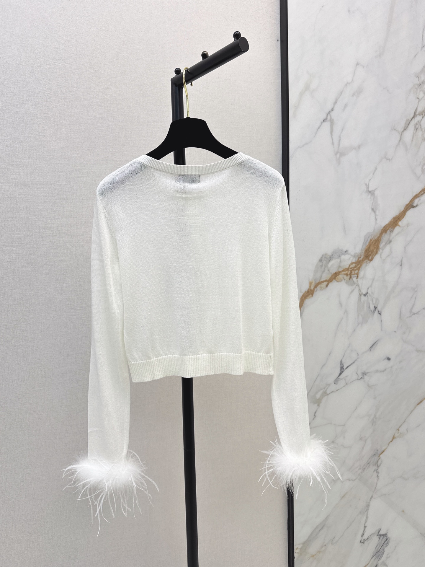 Chan 26fw cropped cardigan