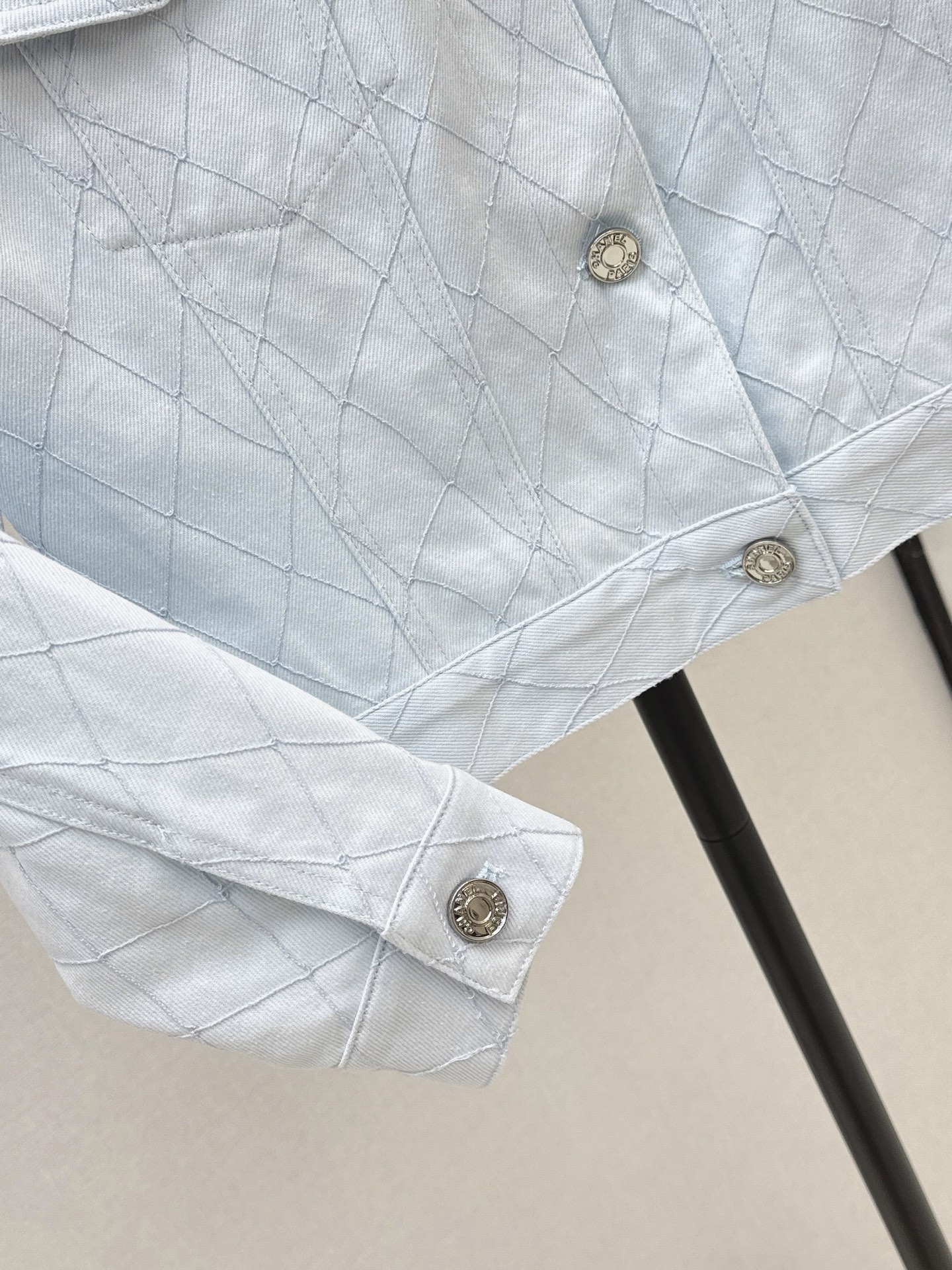 Chan 26fw embroidery denim jacket
