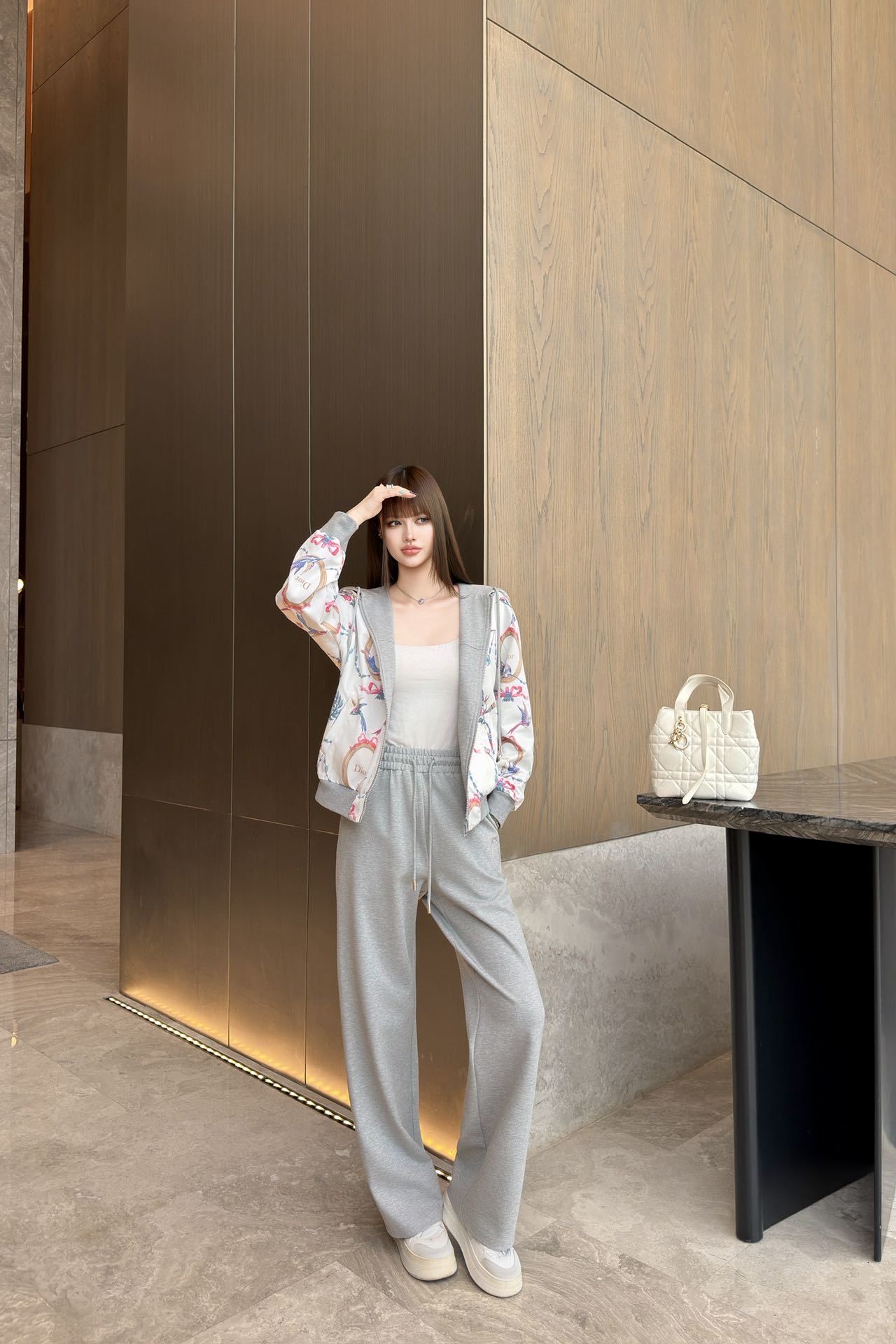 CD 26fw reversible zip-up jacket pants sets