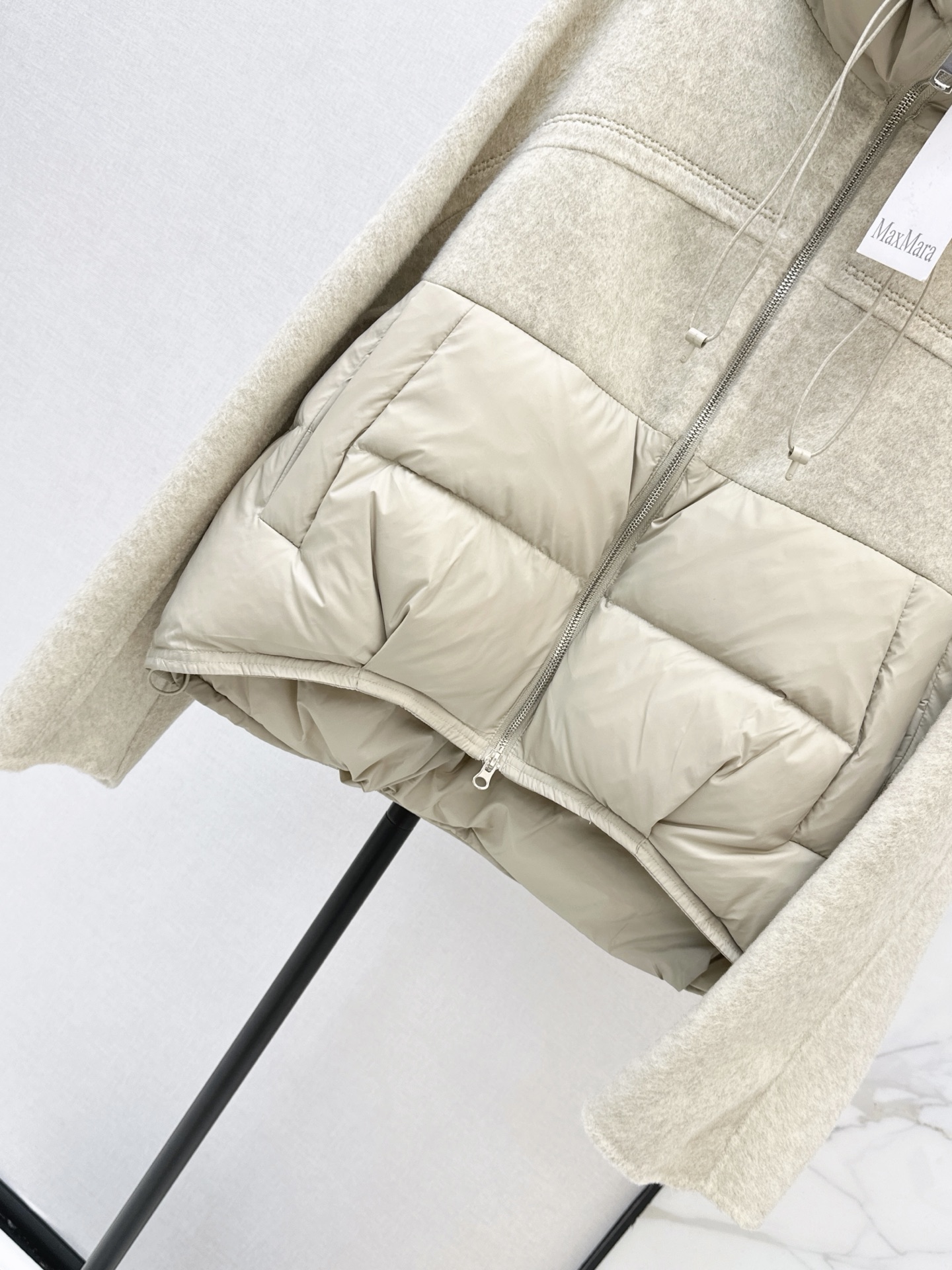 Max 26fw wool contract down jacket