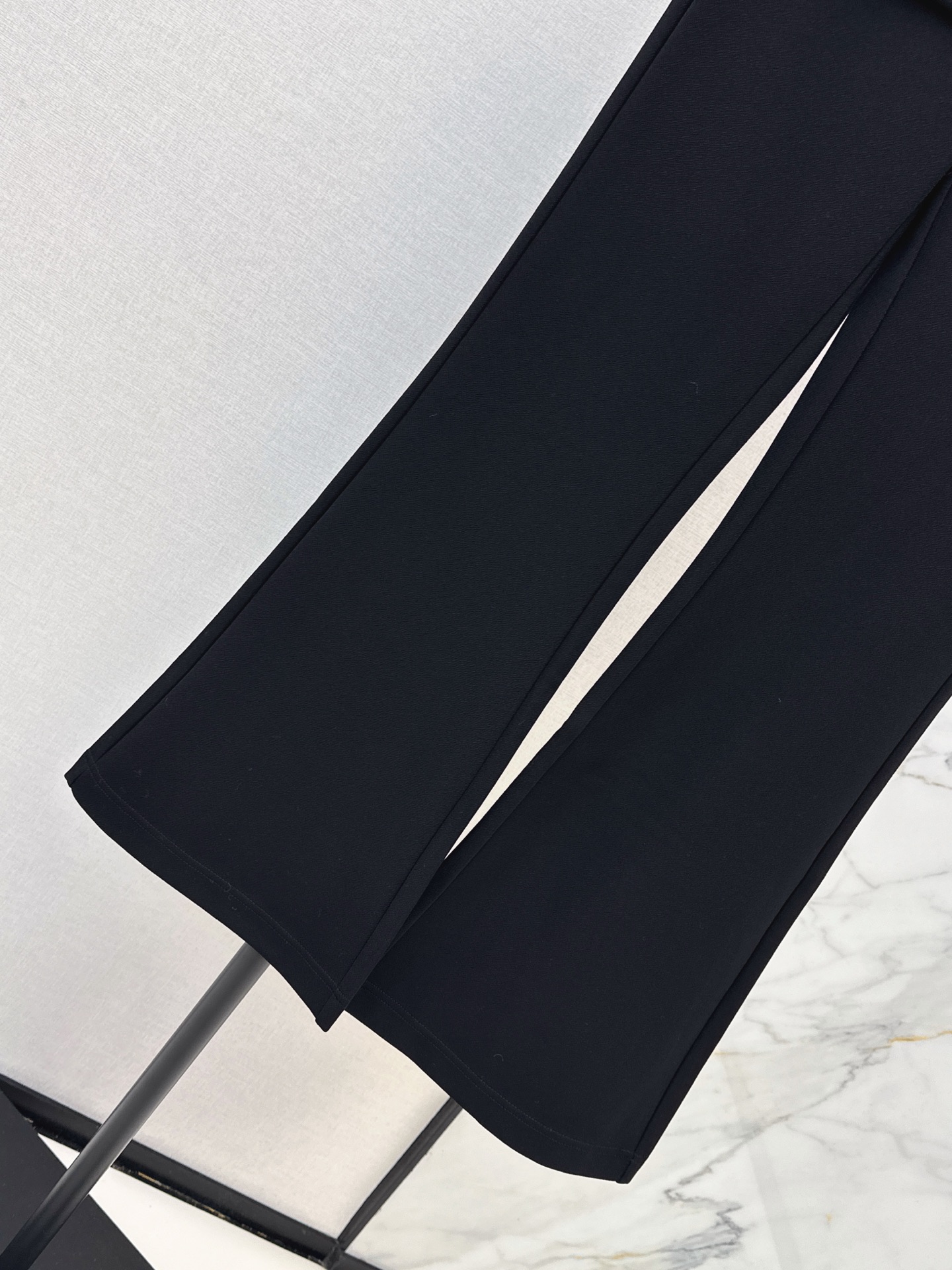 Chan 26fw skirt-overlay flared pants