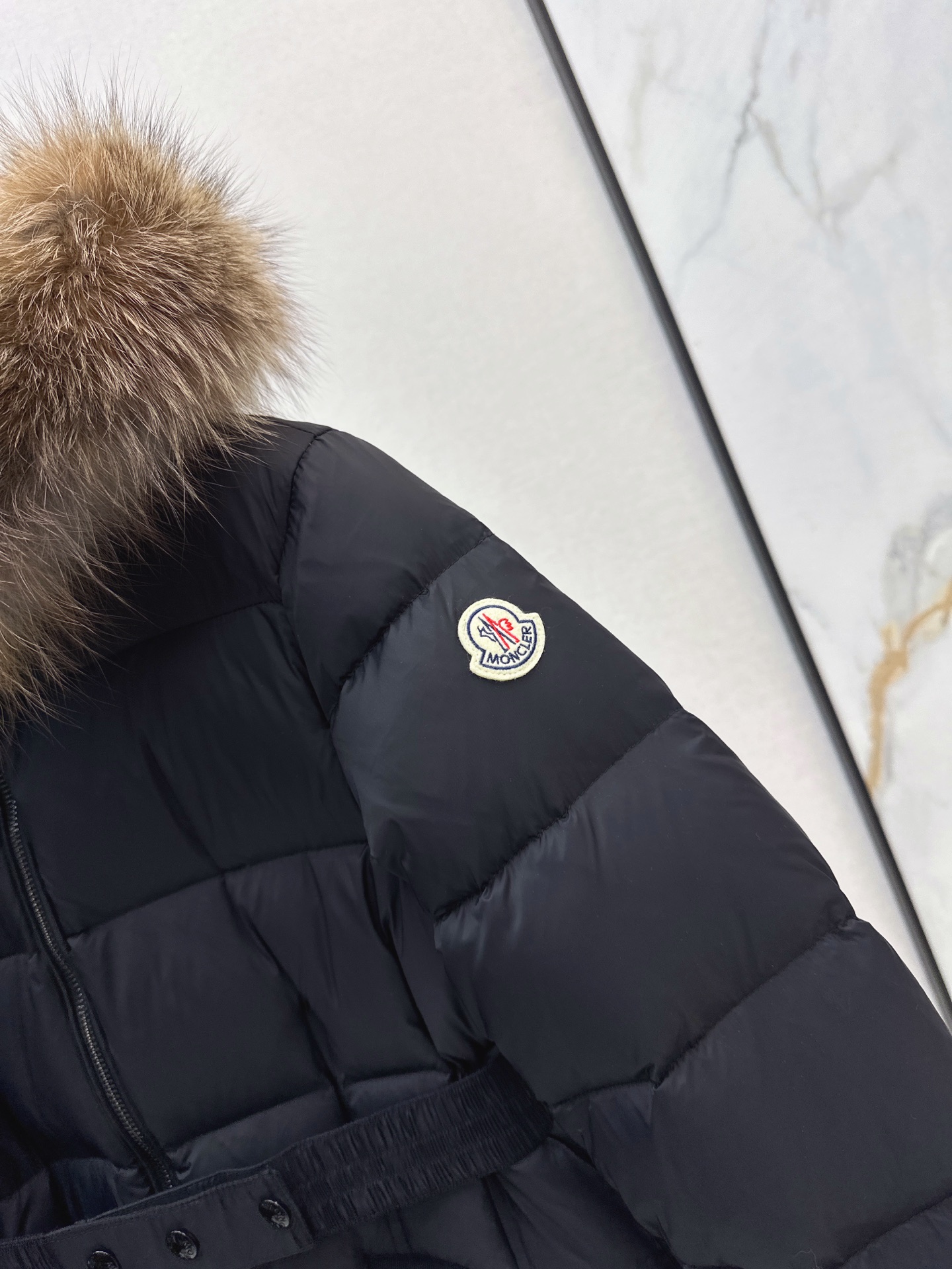Monc 26fw hooded down jacket