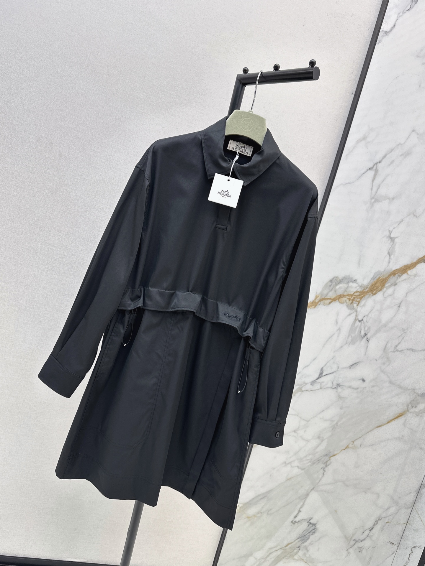 Her 26fw drawstring dress