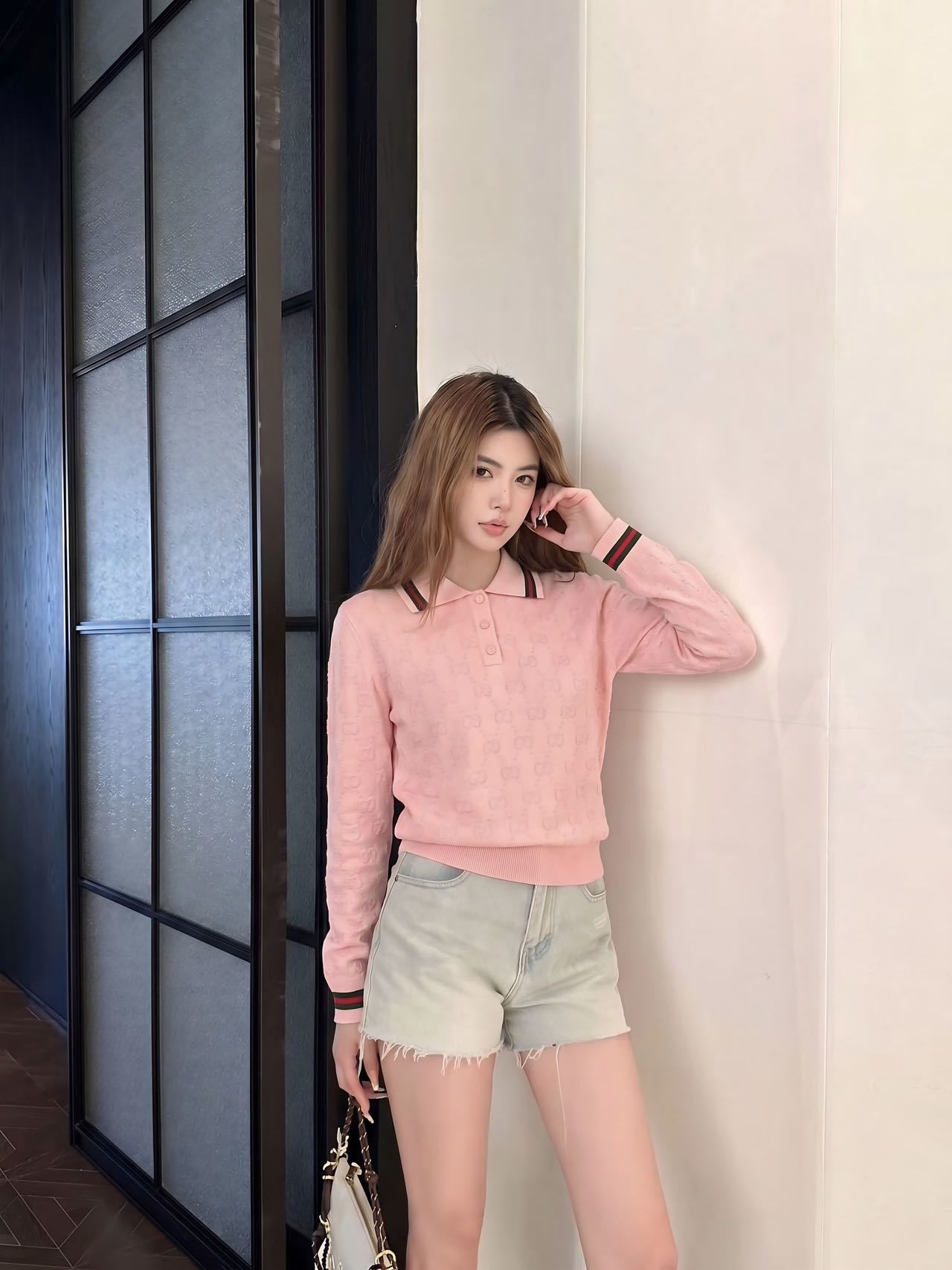 Guc 26fw jacquard sweater