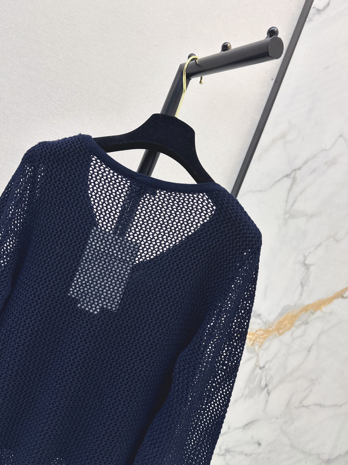 Chan 26fw 2in1 hollow knitwear