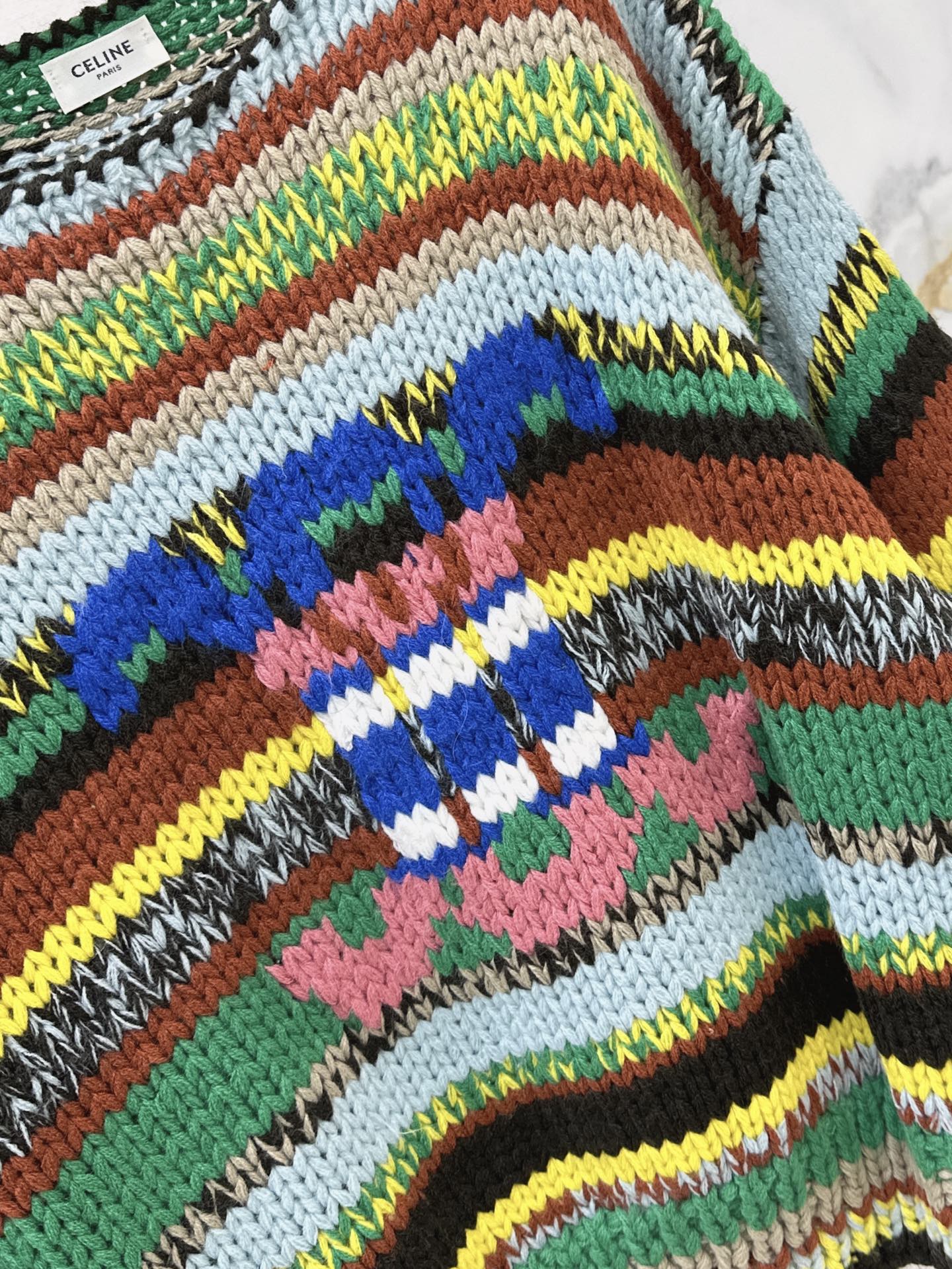 Celi 26fw jacquard cardigan