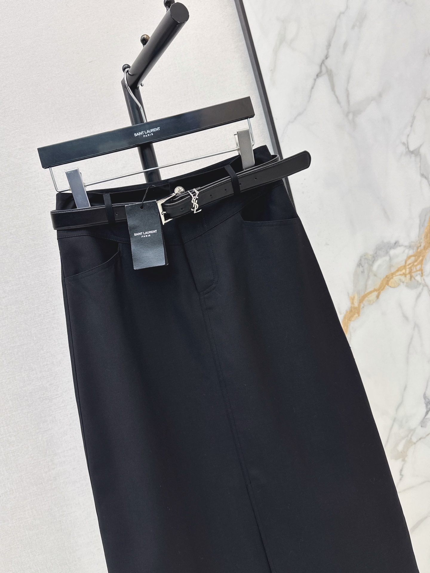 Sain 26fw belted skirt
