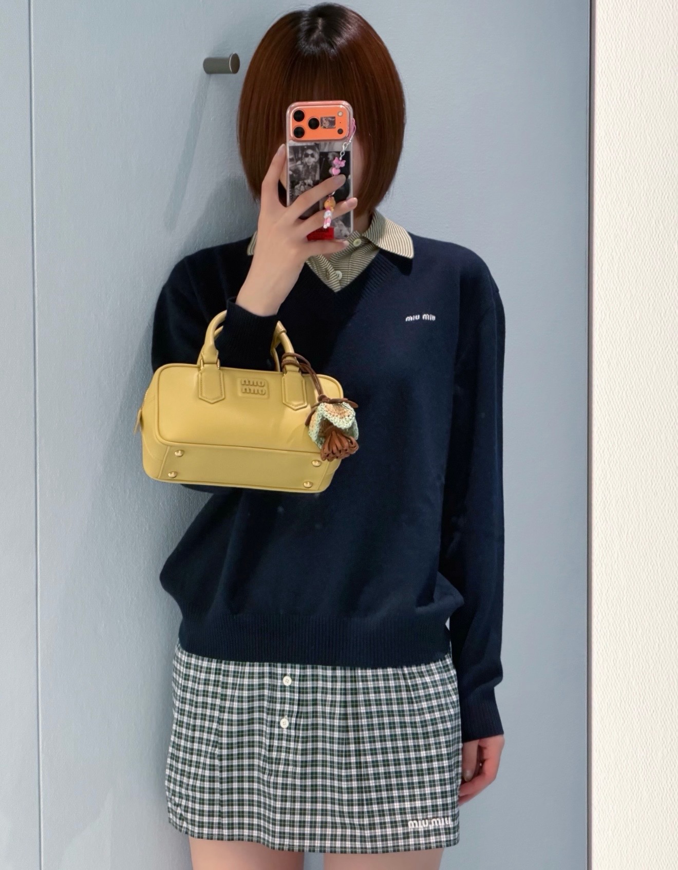 Miu 26fw 2in1 knitwear