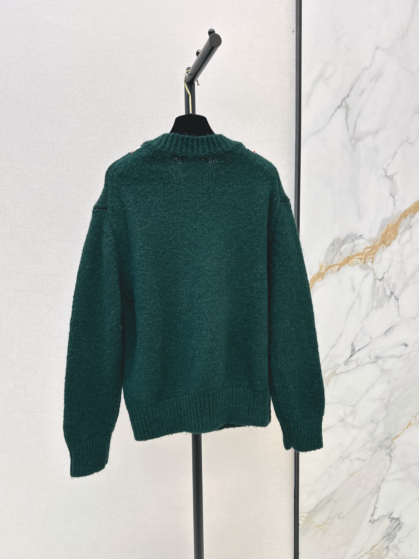 Chan 26fw jacquard knit sweater