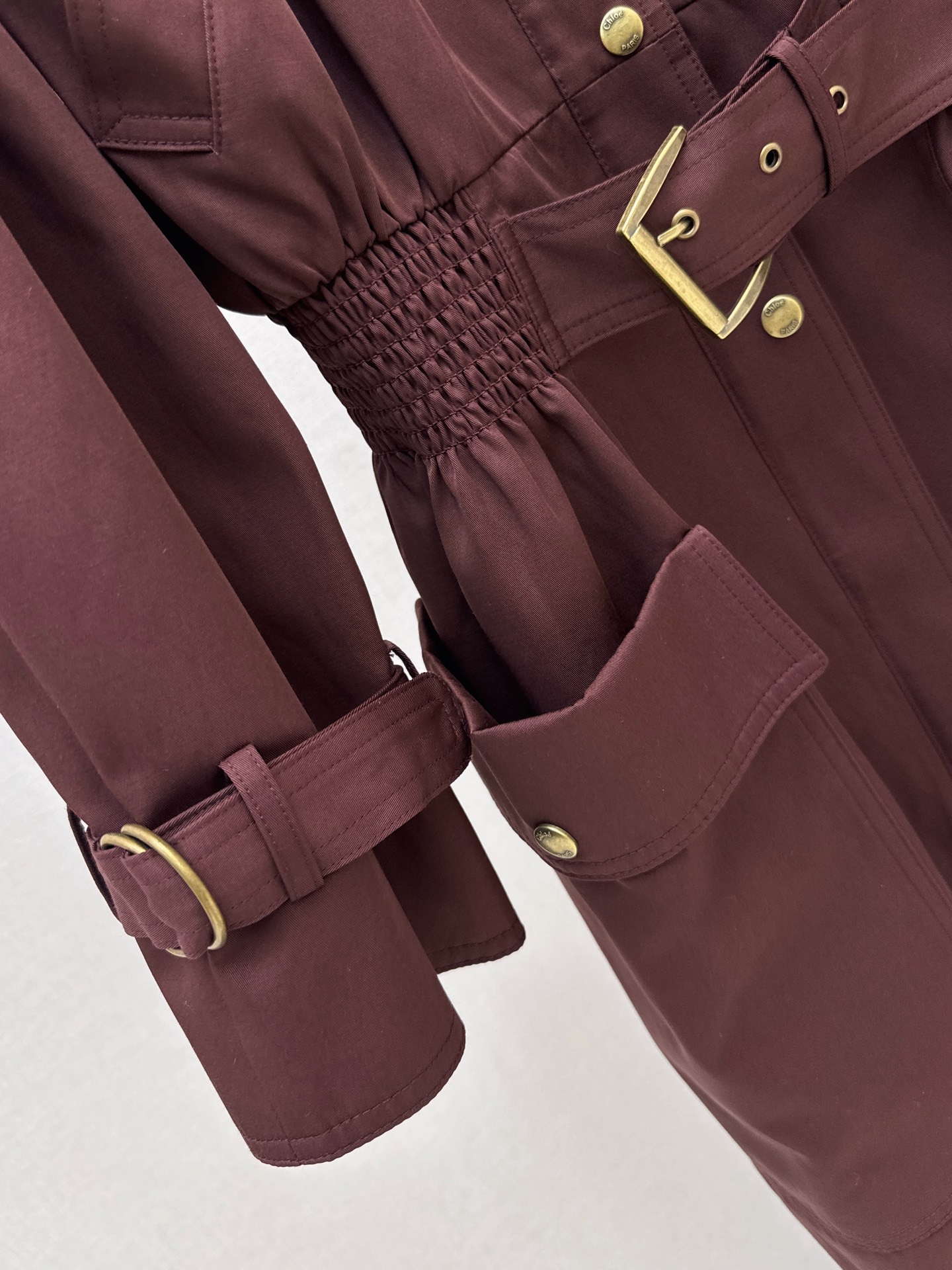 Chol 26fw trench coats dress