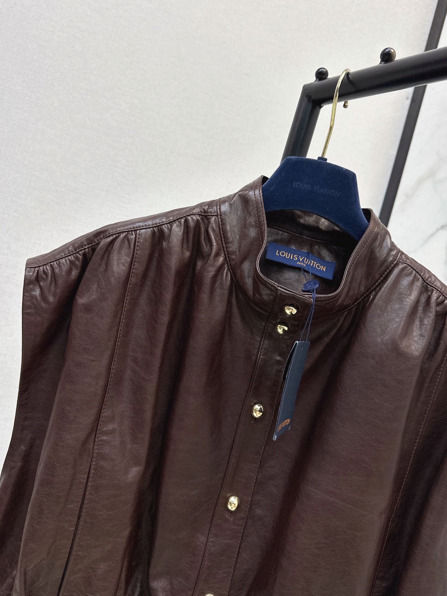 Loui 26fw leather vest jacket
