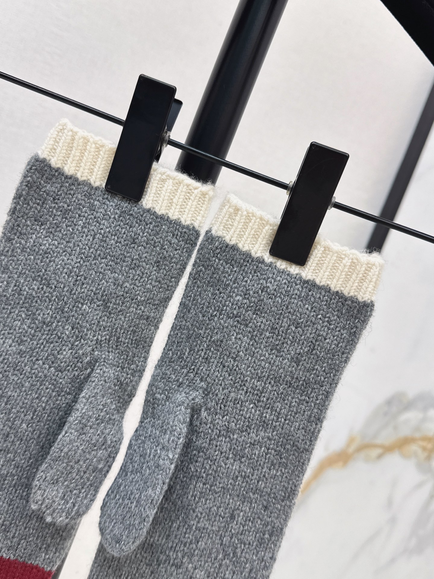 Chan 26fw embroidery knit gloves