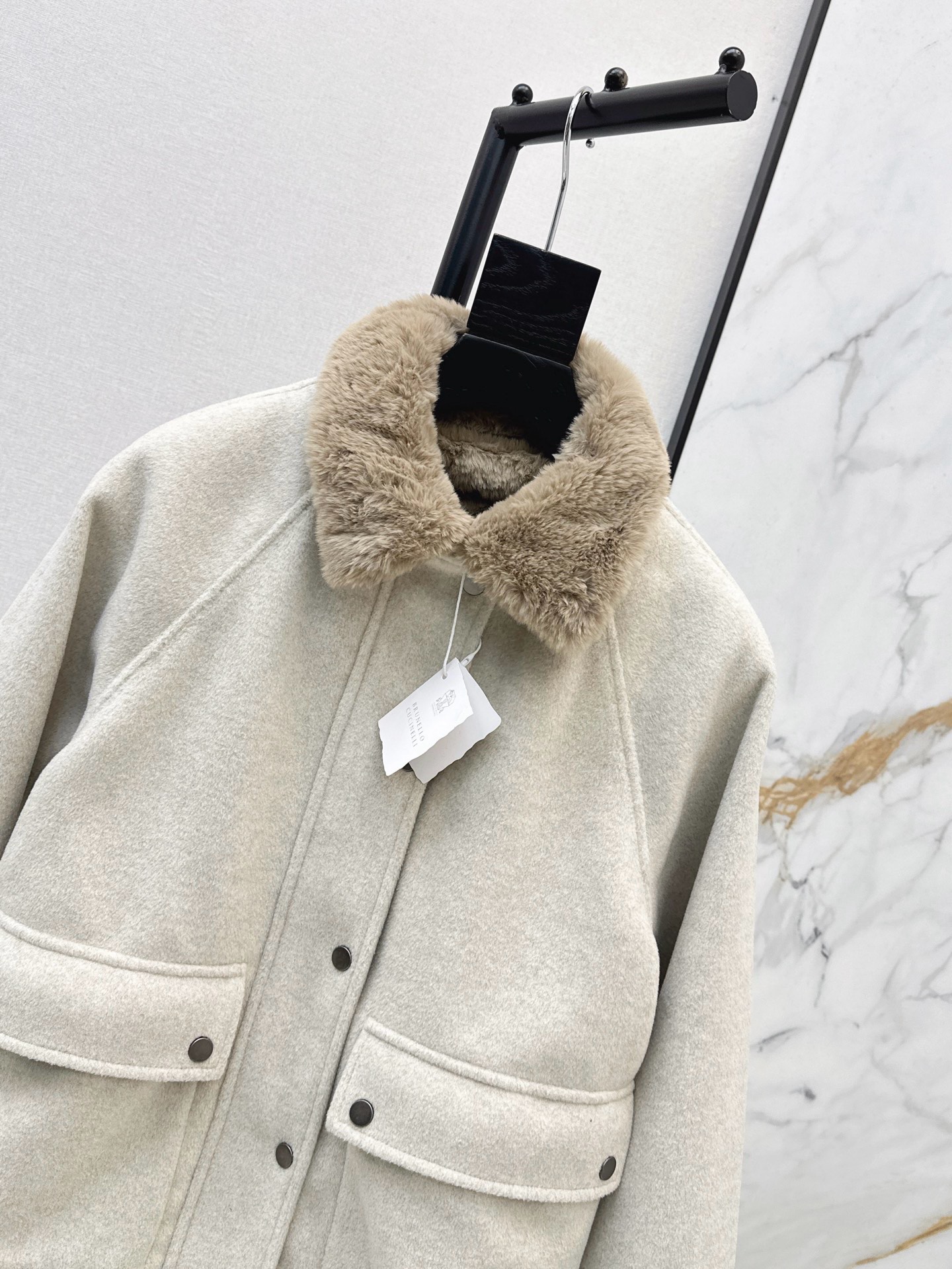 Brun 26fw datachable jacket