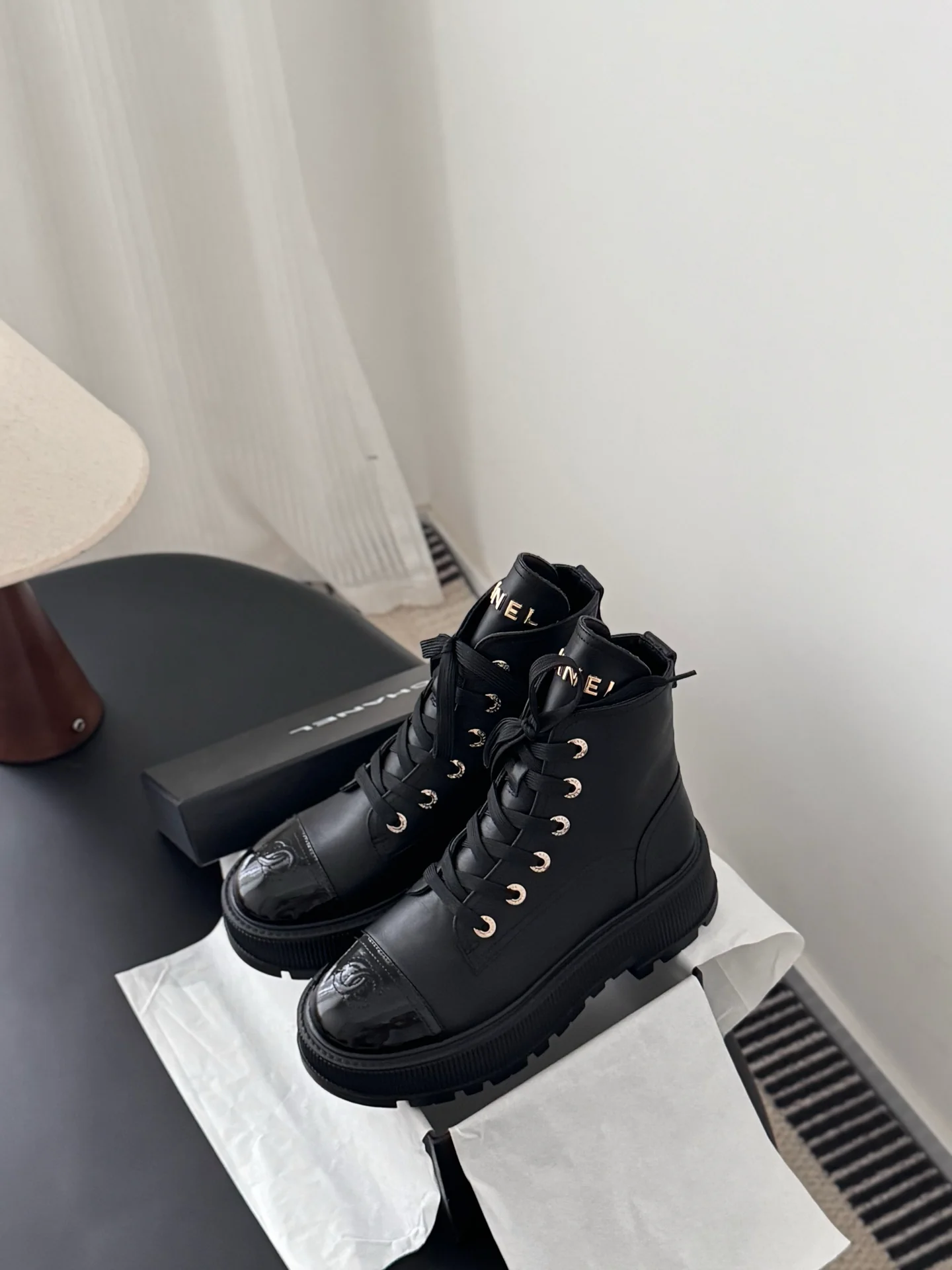 Chan 25fw ankle boots