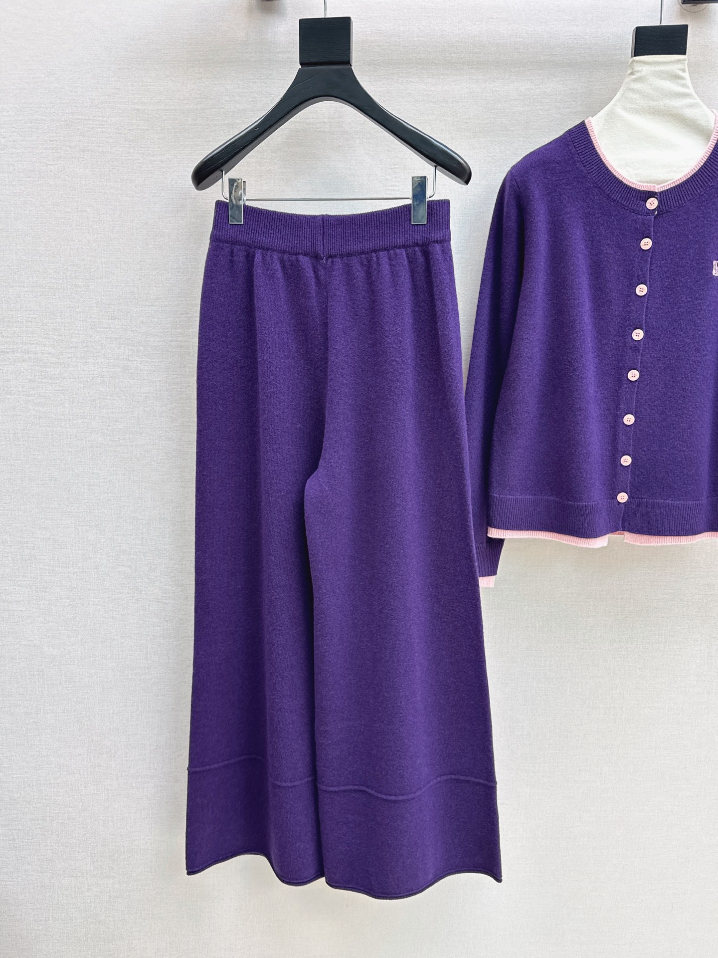 Max 26fw knit cardigan pants sets