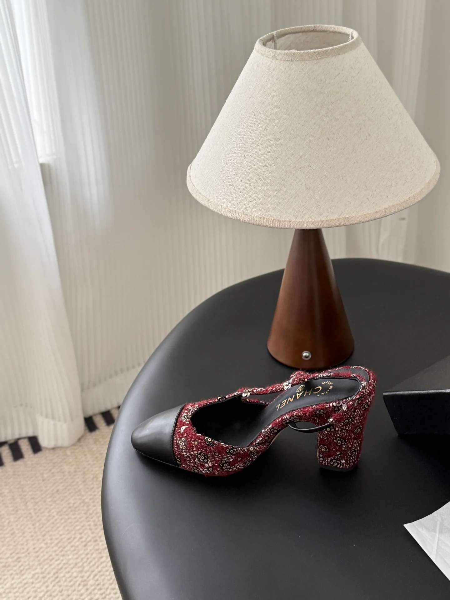 Chan 25fw slingback heels